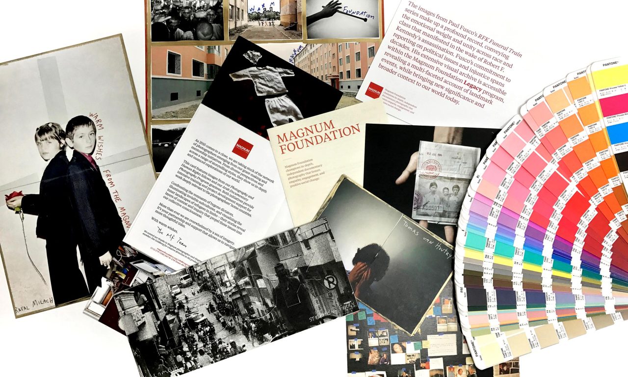 Collecting the materials that showcased the best of the original brand identity