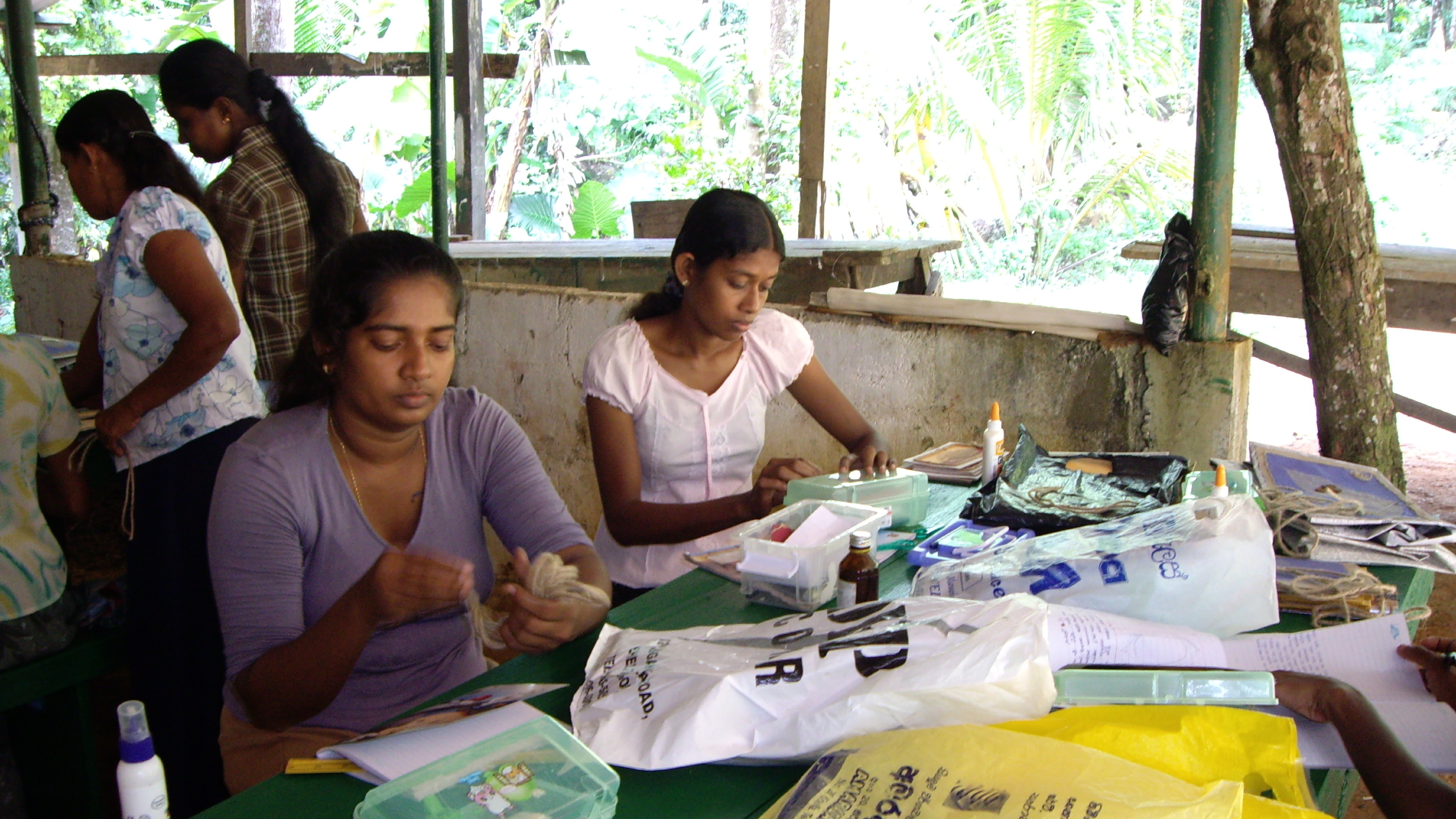 Womens group at work