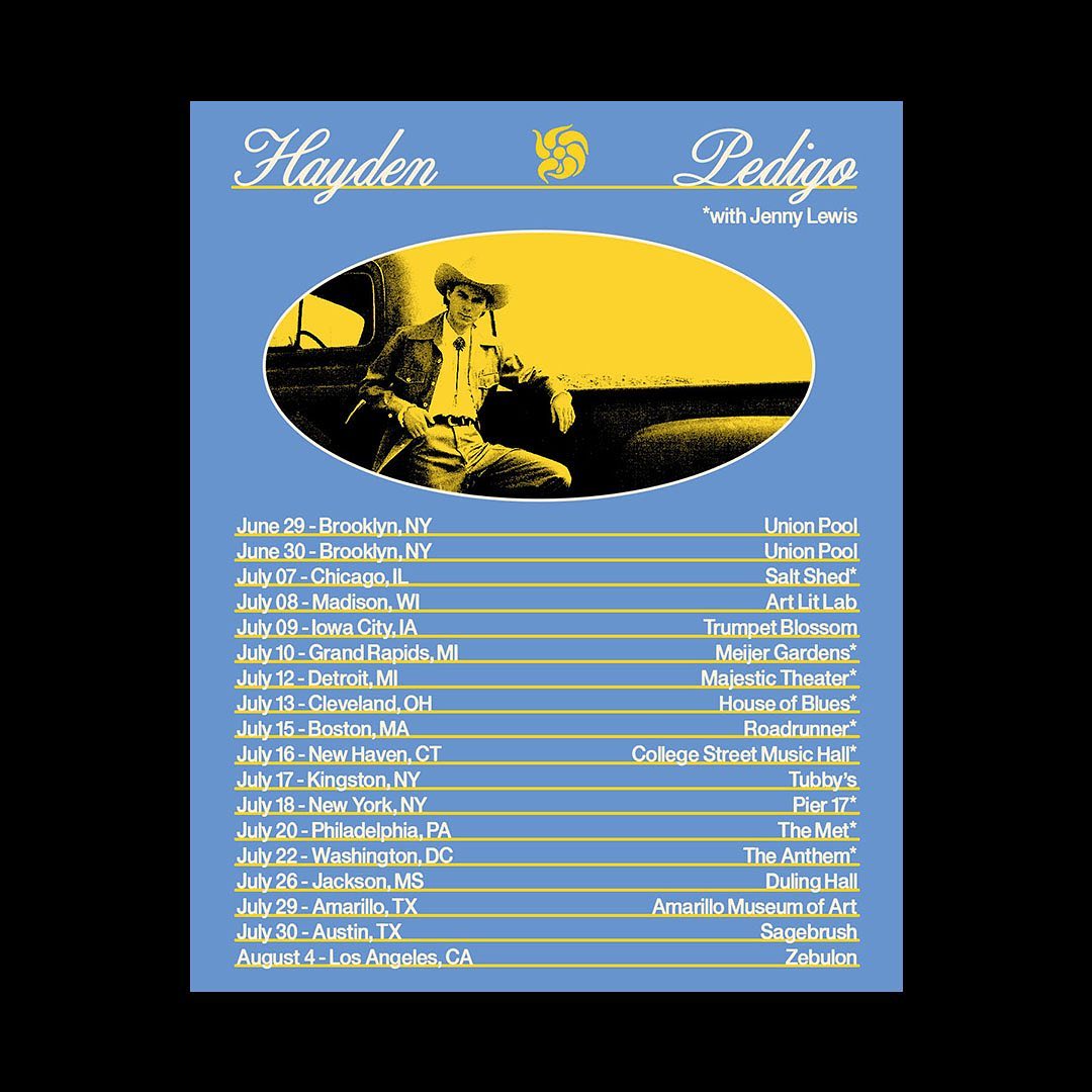 Hayden Pedigo Tour Poster
