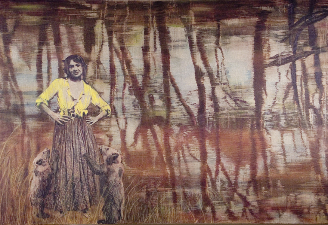 2010 — „Cherga“ — 120x170 — Öl auf Naturleinen/Oil on Canvas