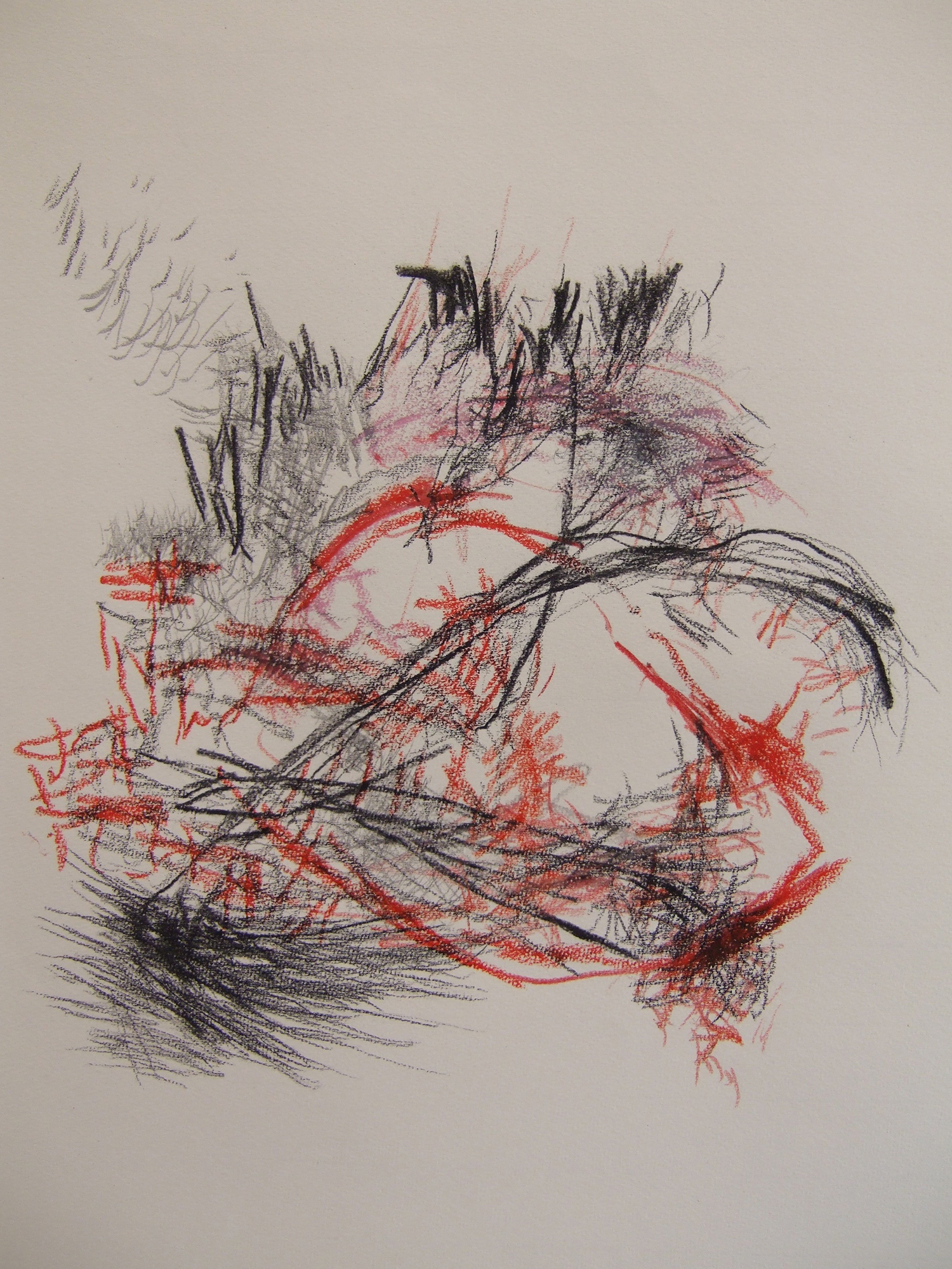 Alice in Wonderland XV, 2006, Bleistift und Kreide auf Papier, 70 x 60 cm