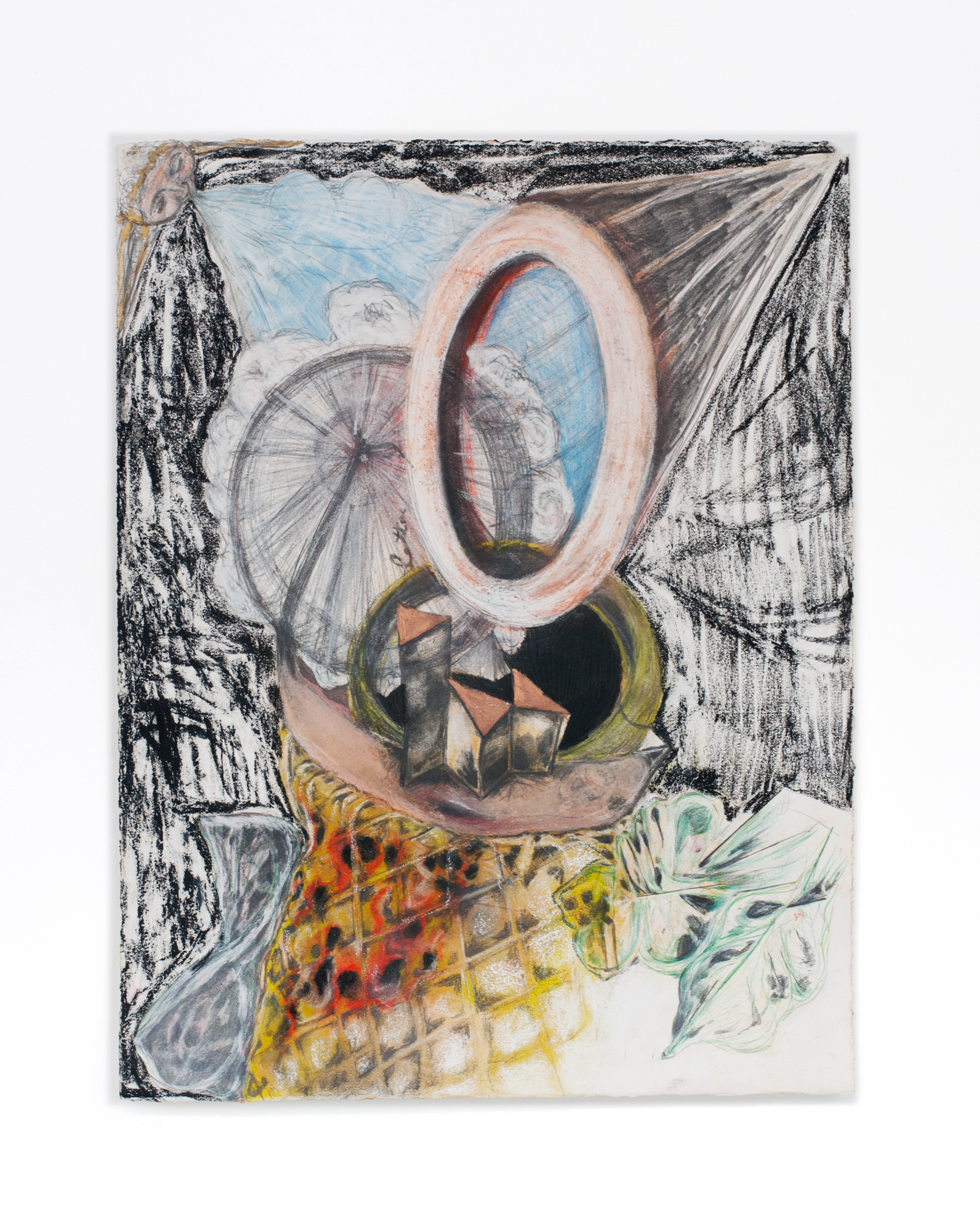 Lettre à Guy 2011 - craie, crayon - 65x50 cm.