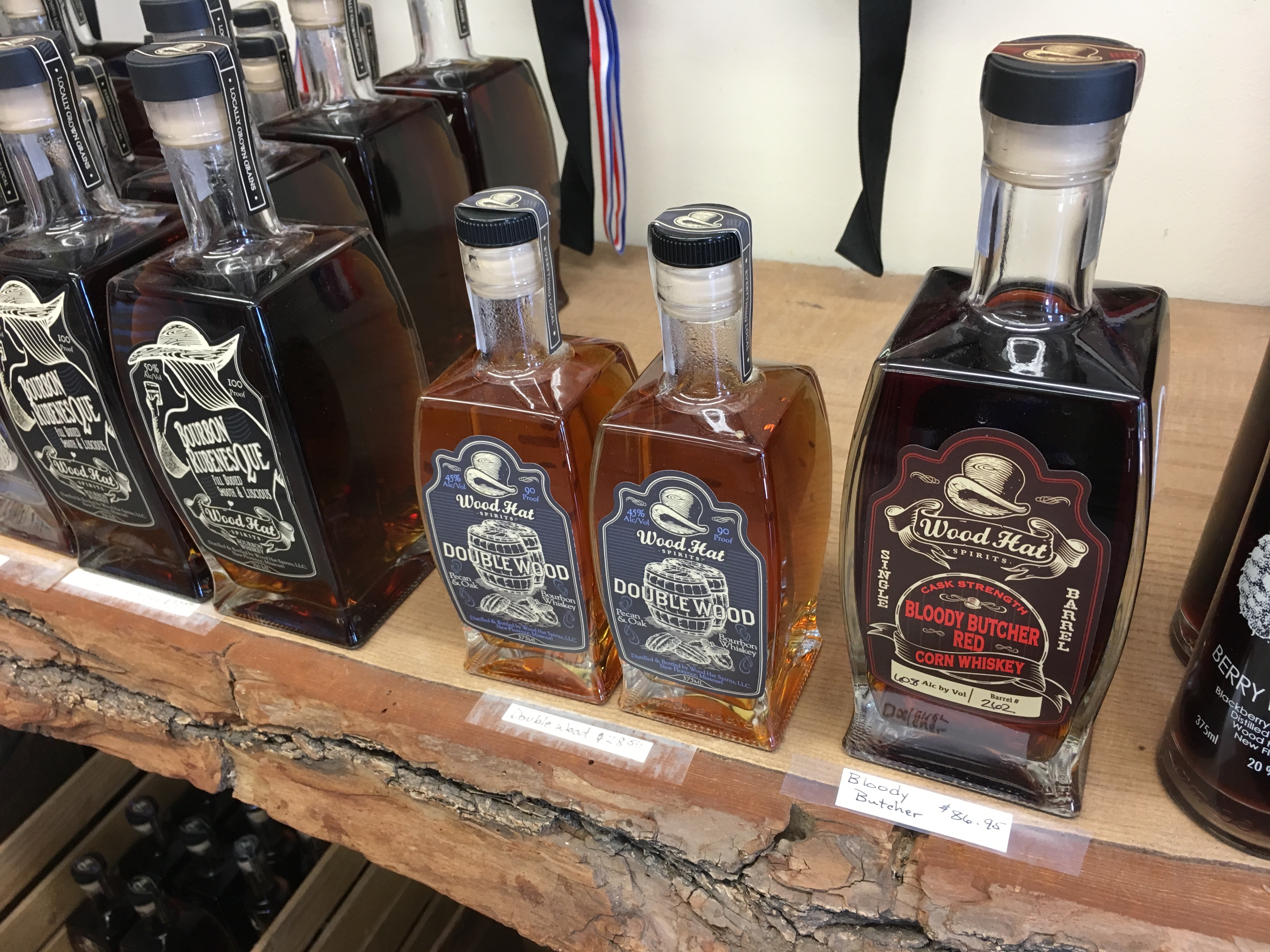 There's the Bloody Butcher Red Corn Whiskey, ADI 2018 Best of Class Whiskey!
