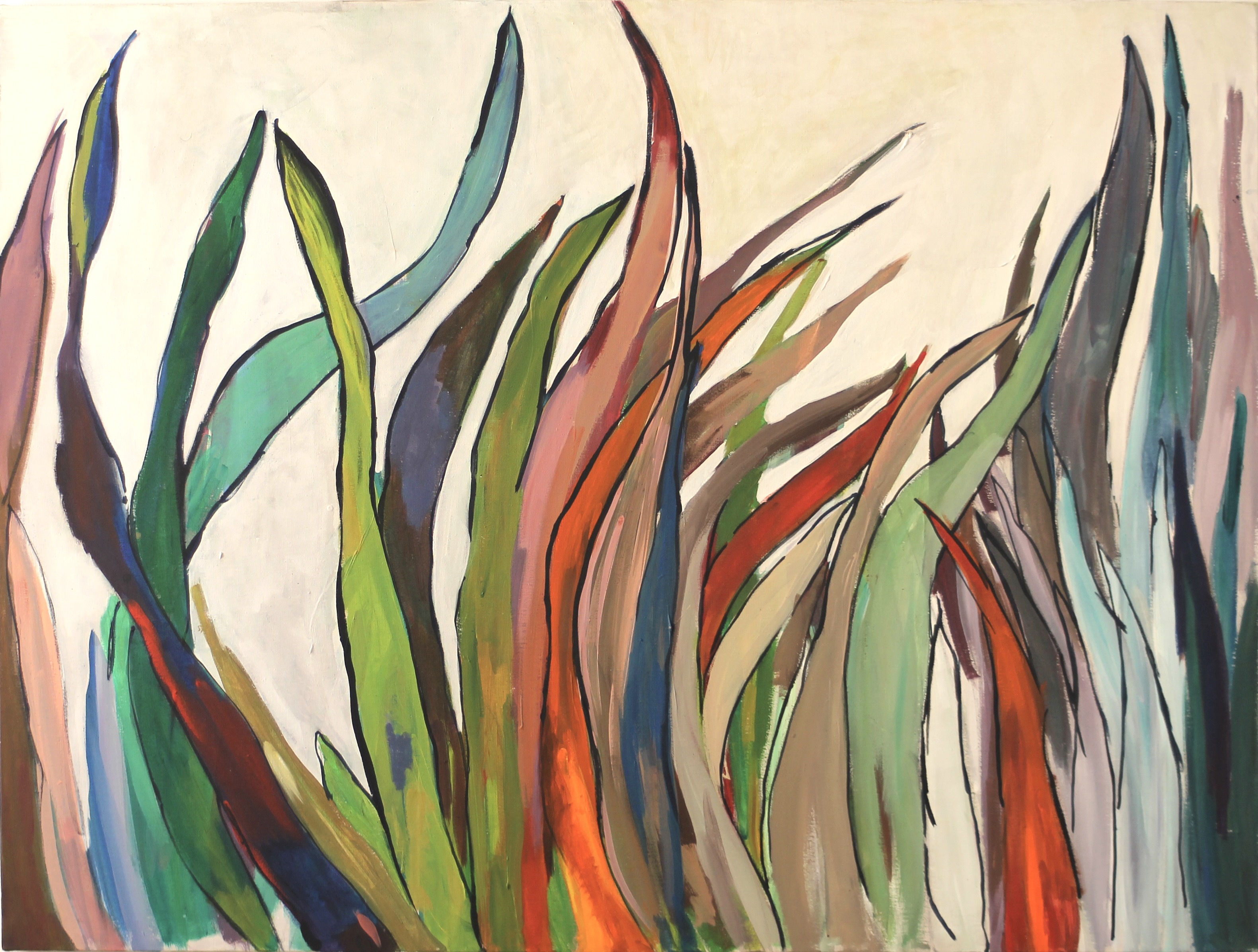 Les folles, 2019, 97x130cm