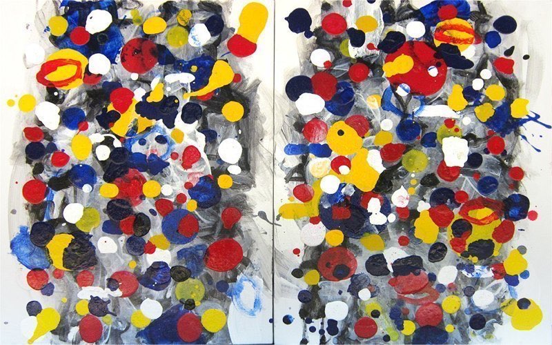 Gray003  (2011 - )acrylic/canvas  20x32”