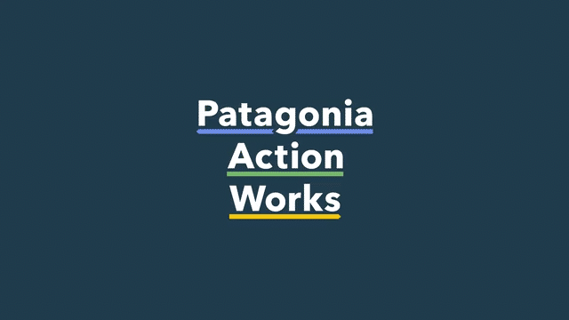 PATAGONIA ACTION WORKS Motion Graphics  2024
