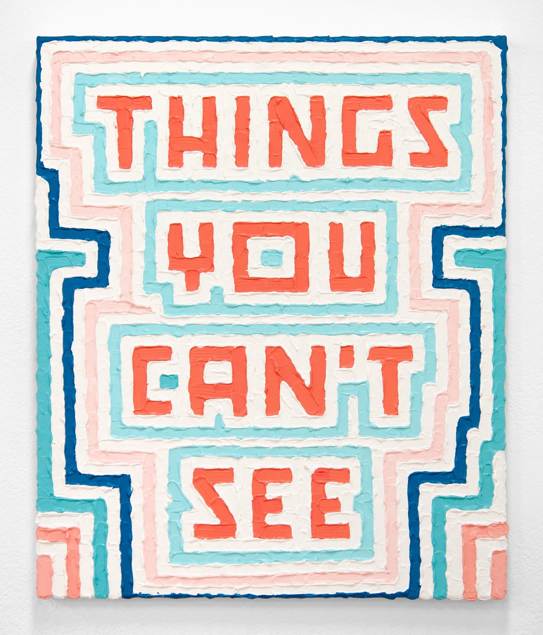 Stop Believing (Things You Can’t See) Acrylic, canvas 20 x 24 inches 2014