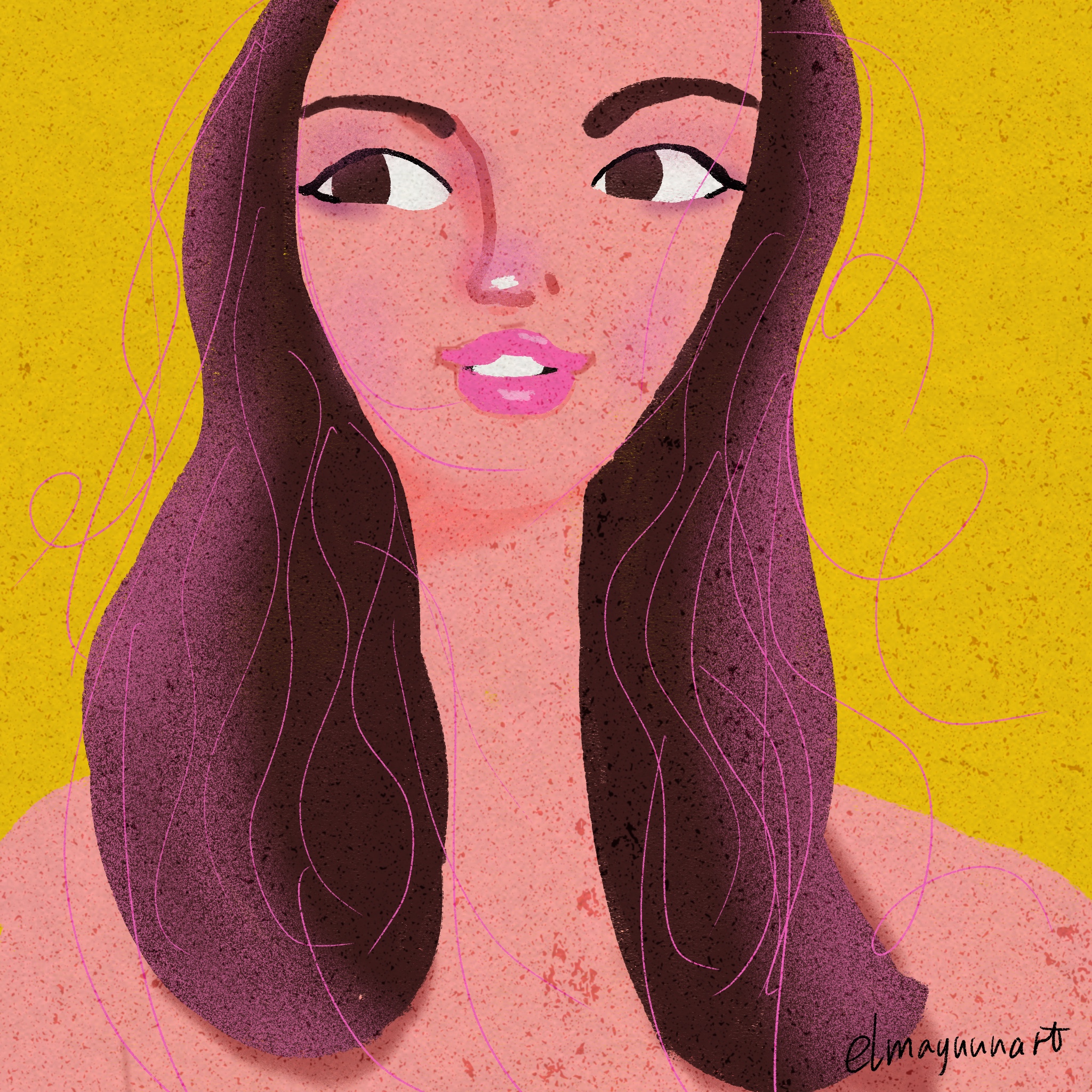 Portrait-beautiful lip