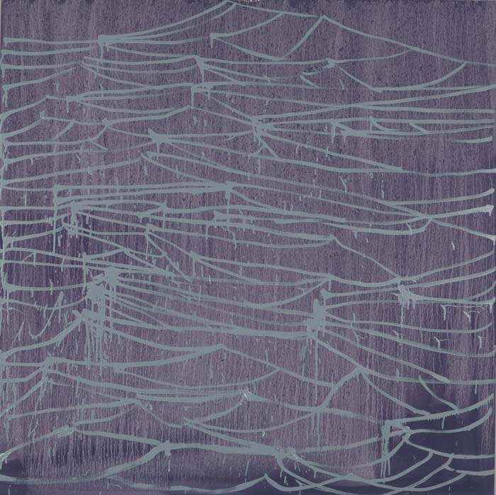 to violet, 2012, oil on canvas, 48x48in