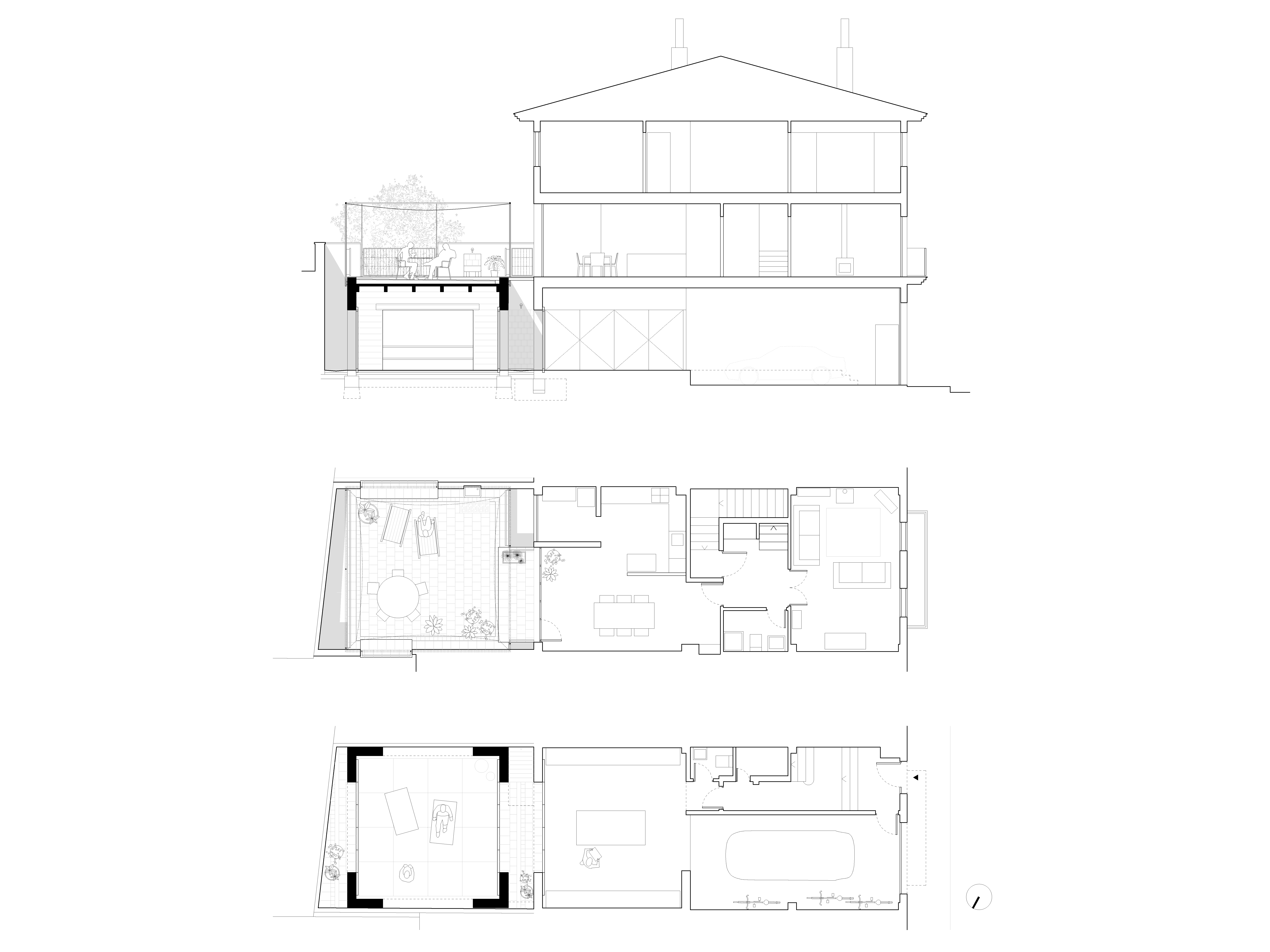 Ampliació d'una habitatge unifamiliar entre mitgeres a Palma | 2017 | construït