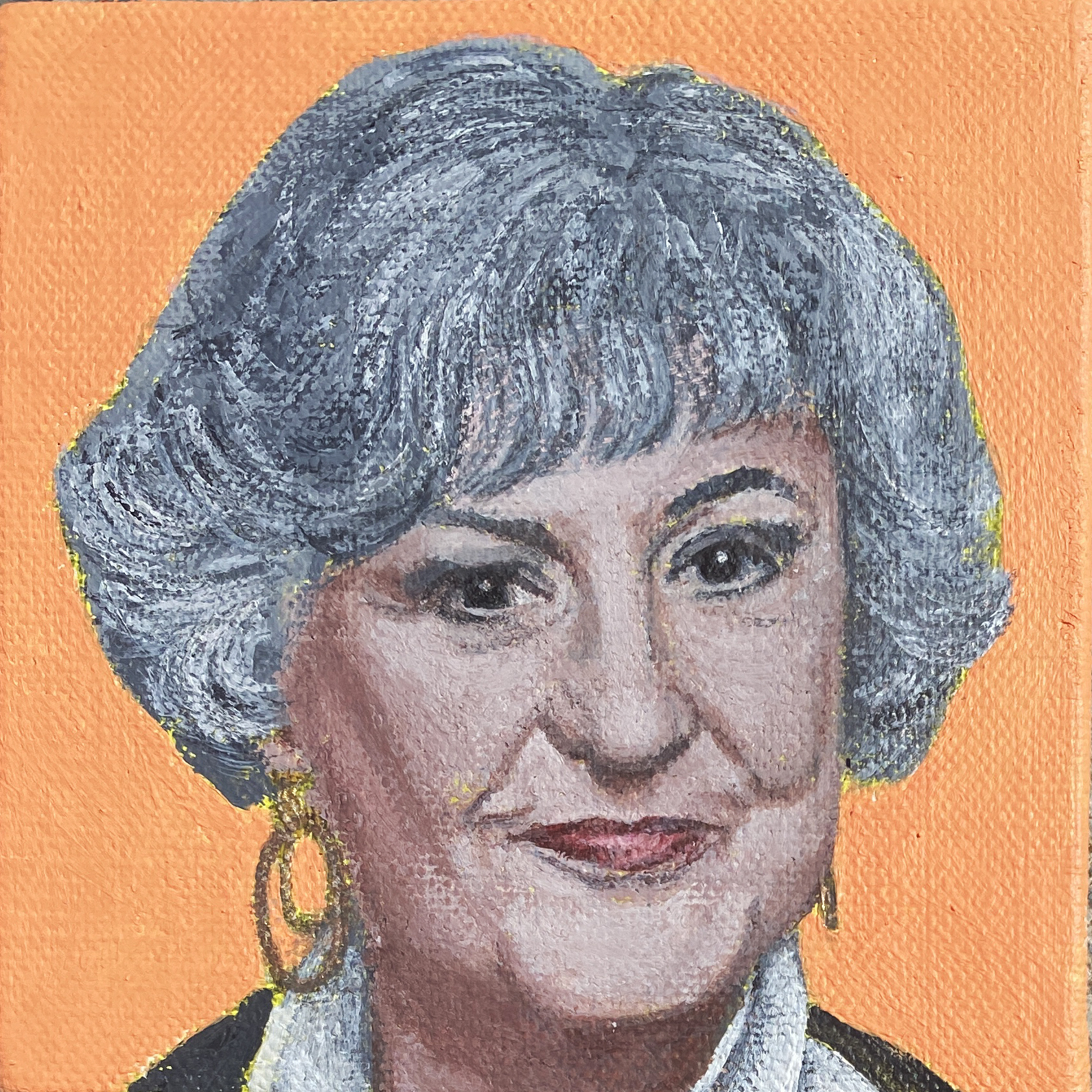 "DOROTHY"10 x 10 cmAcrylic on canvas£125 (UNFRAMED) ︎