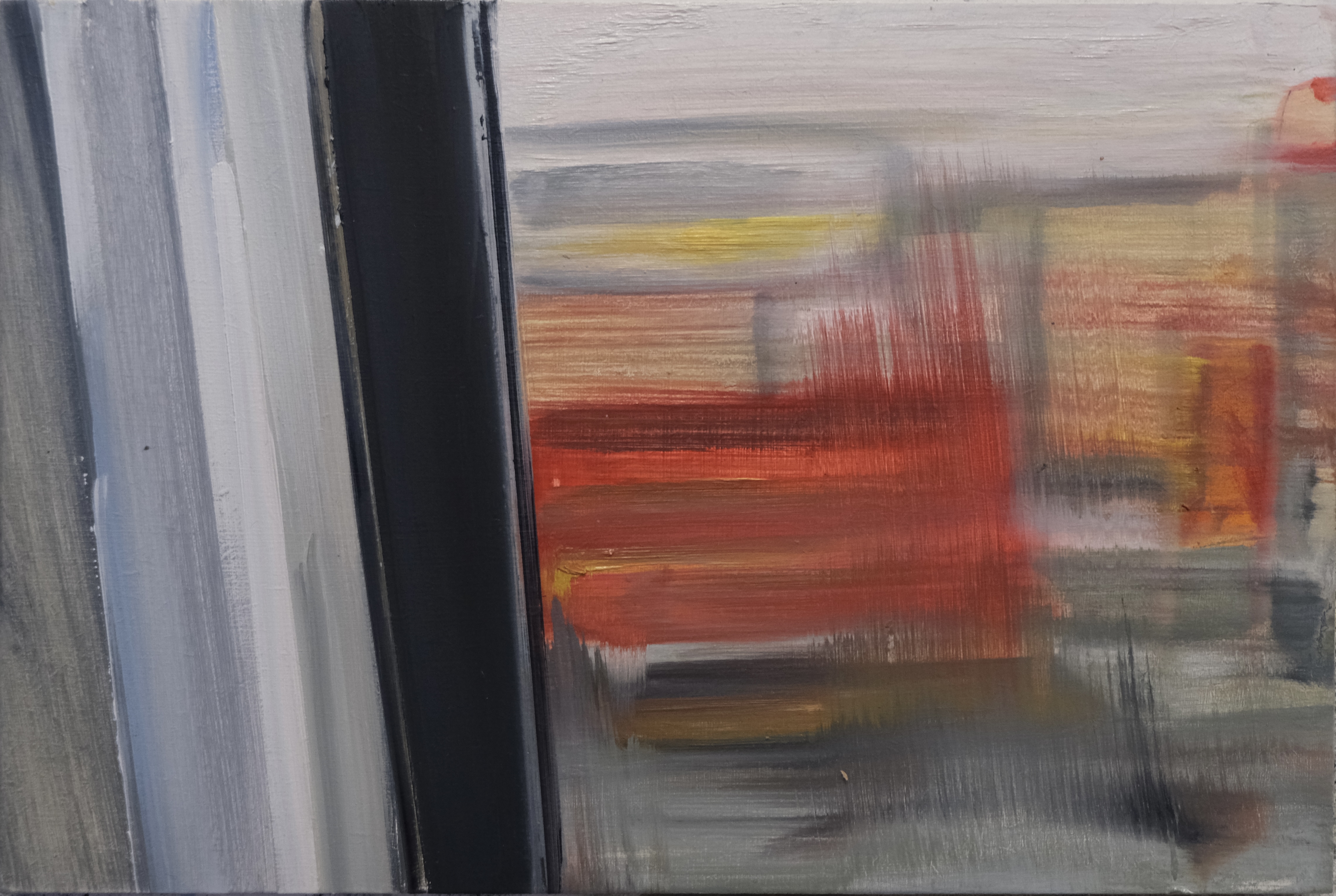 U6-10, Oil on MDF, 20 x 30 cm