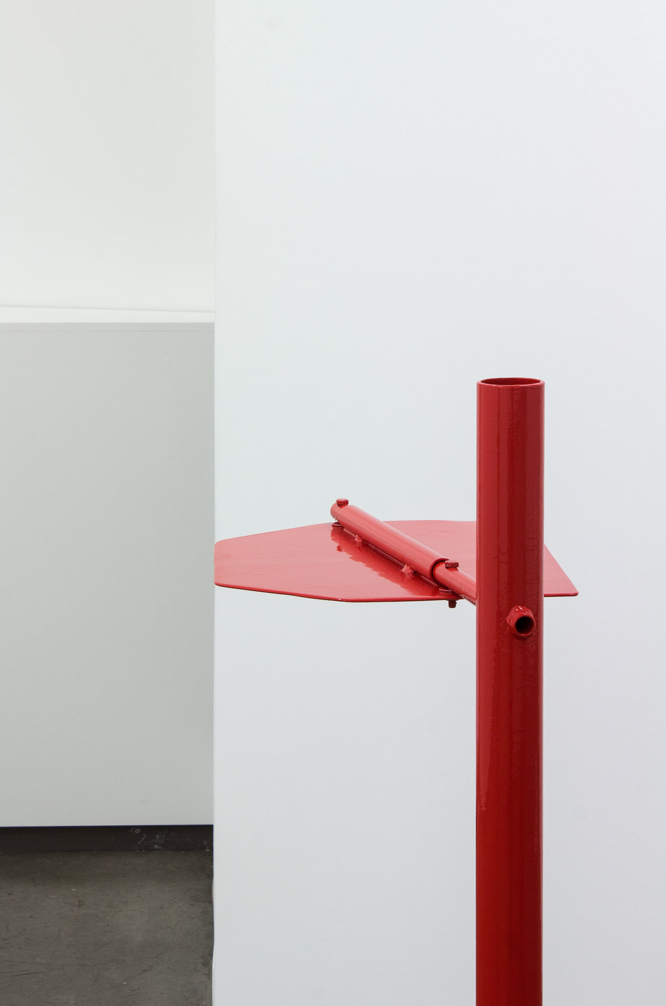 Levitation #5, 2017 [detail]Steel and enamel paint117 x 65 x 35 cm.