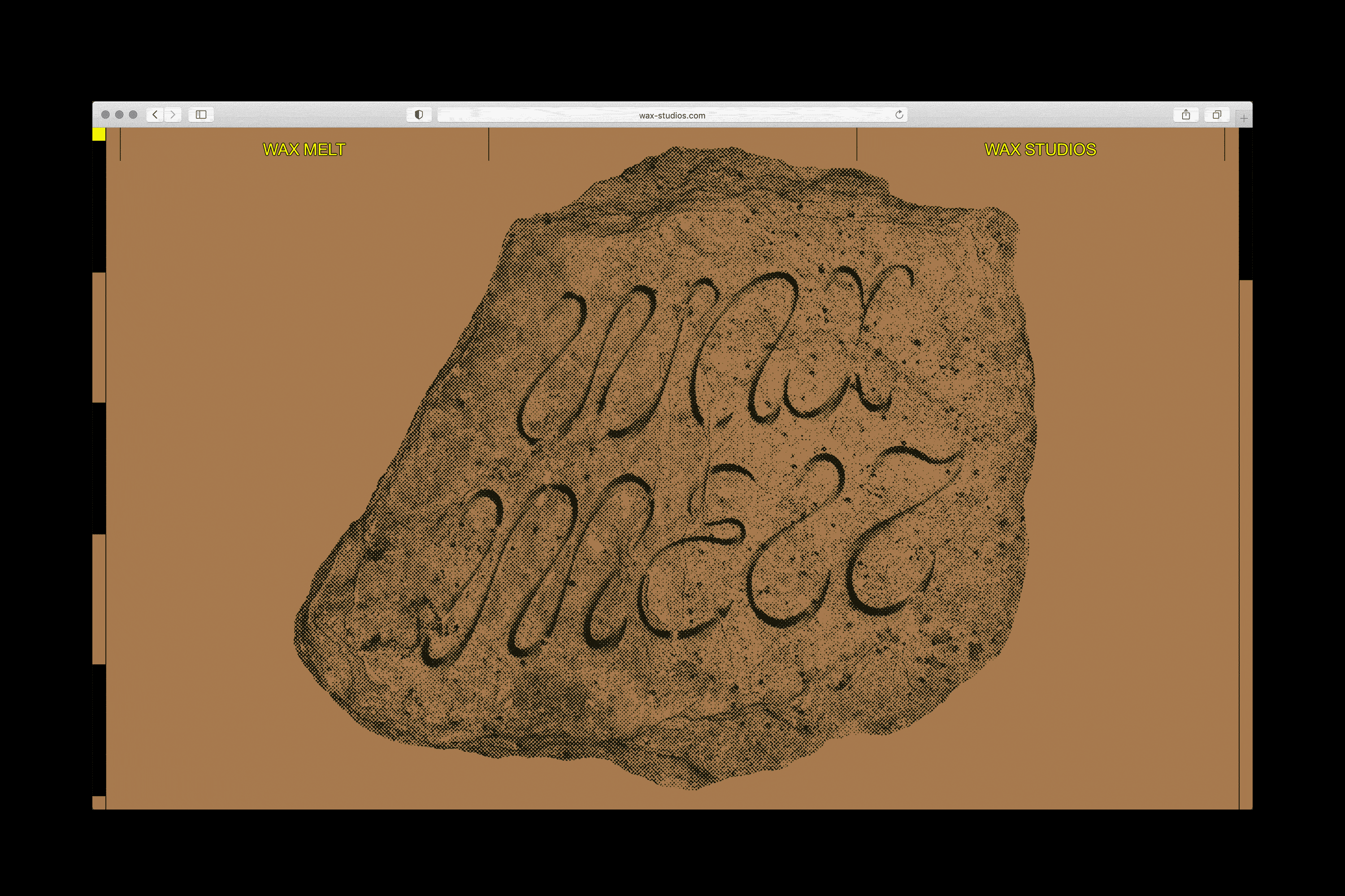 (Wax Melt) (Typeface) (2020) (Web specimen)
