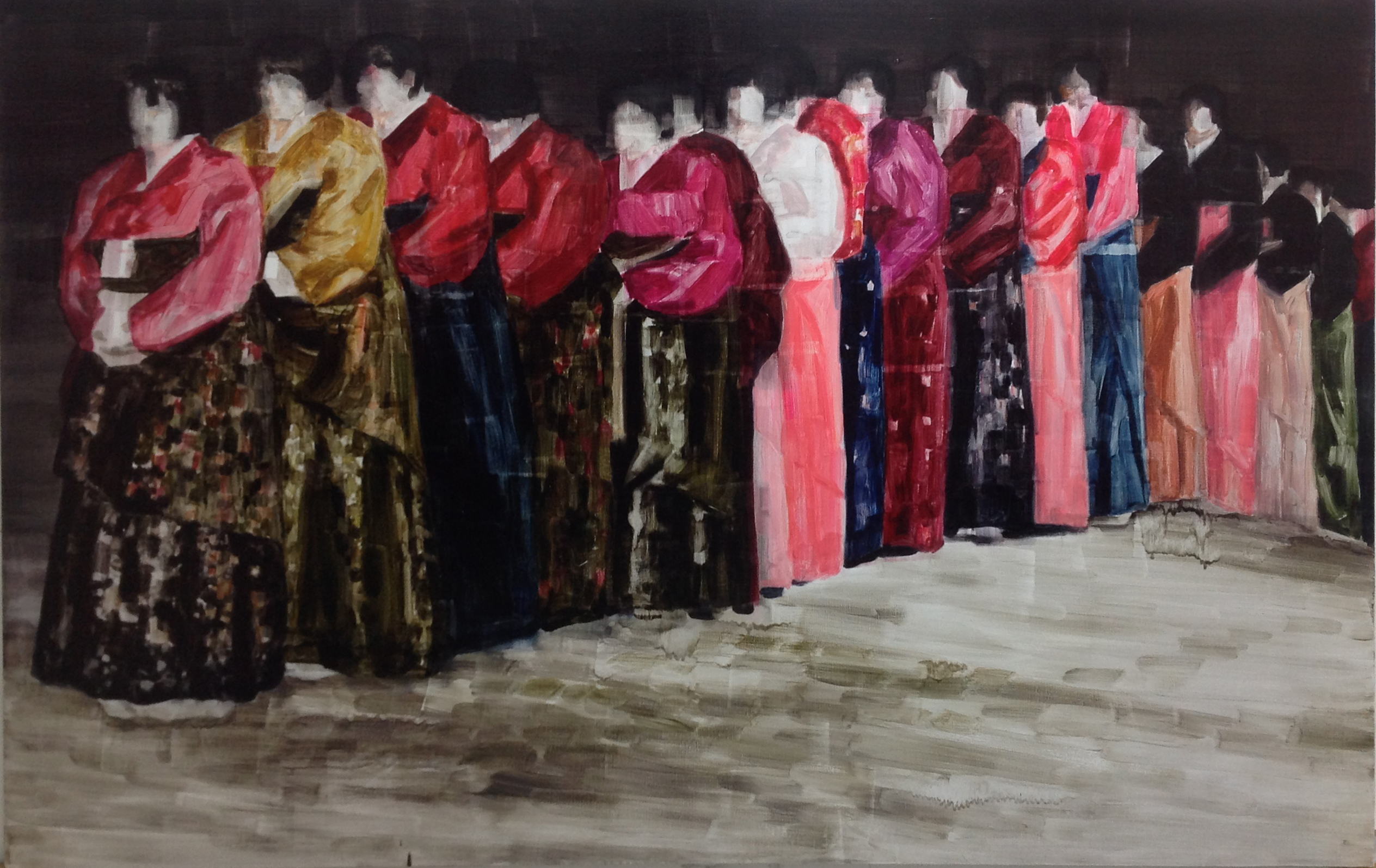 치성봉행/2014/리넨에 유채/130x194cm