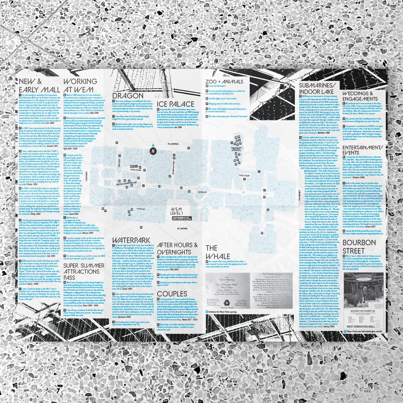 West Edmonton Mall Canada Map