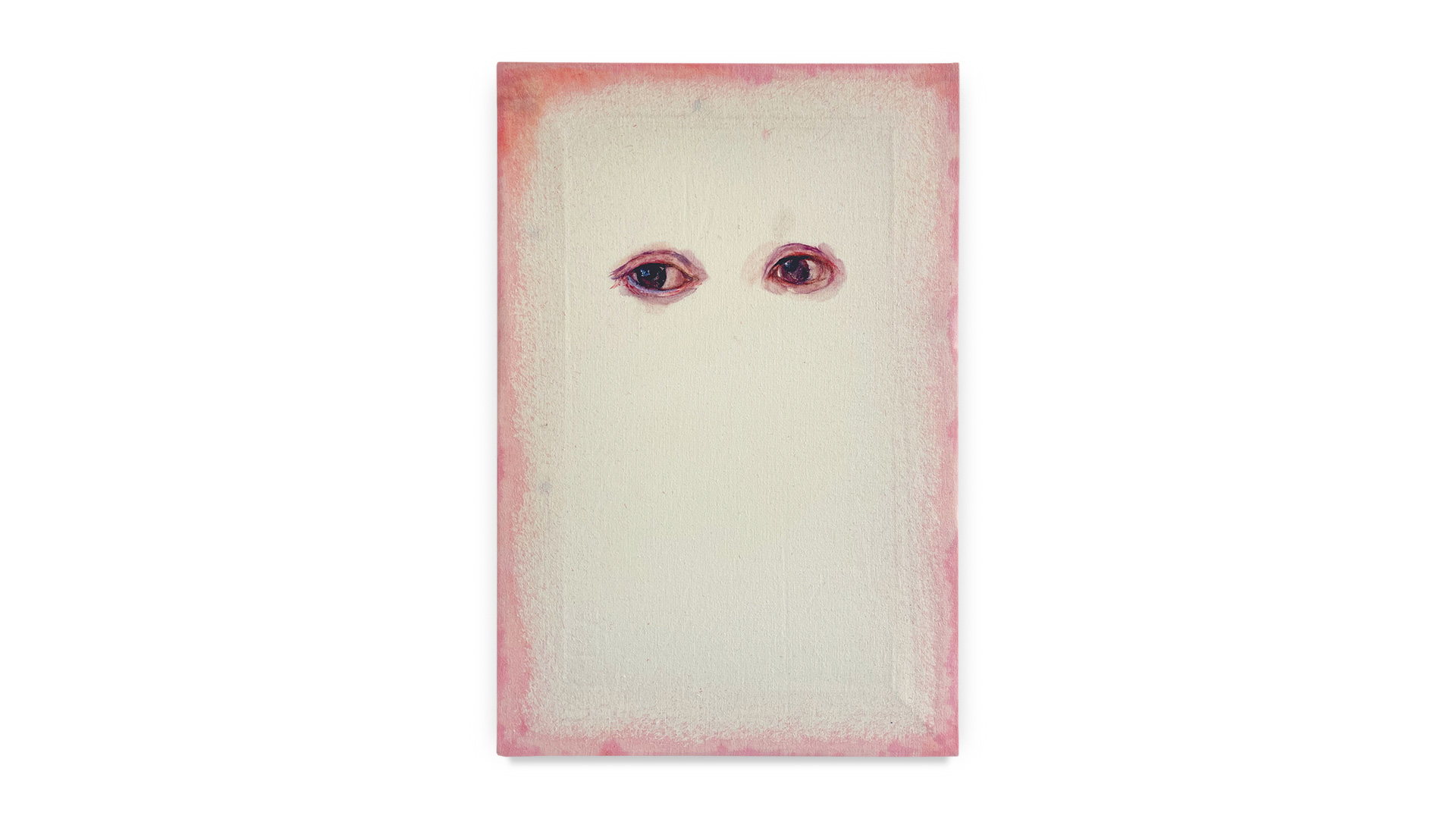 Hi from Mary Beale, 2023, oil and ink on canvas, 45 × 30 cm