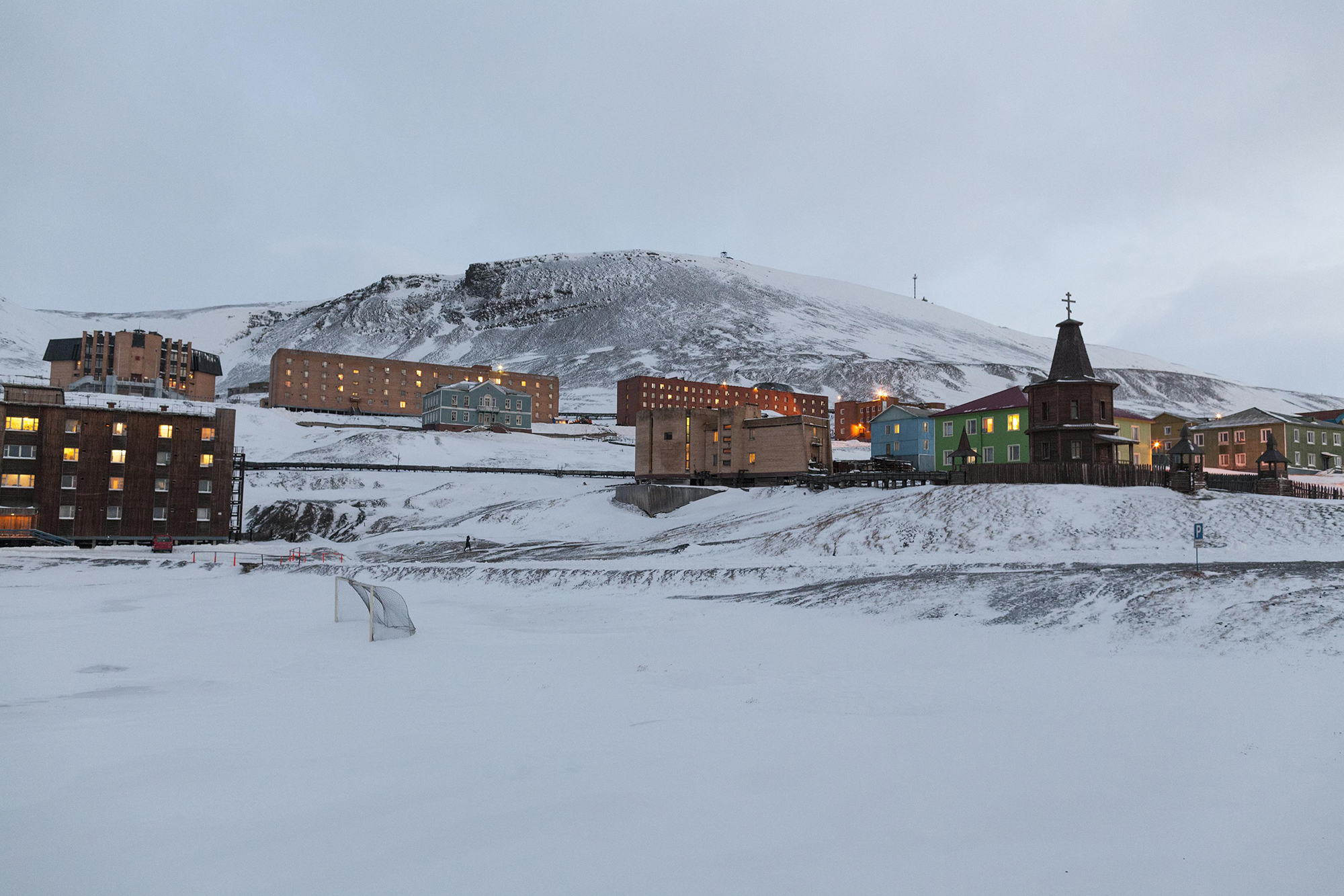 Arctic Coal: Barentsburg, Svalbard 4, 2014; archival inkjet print; 32 × 48 inches.