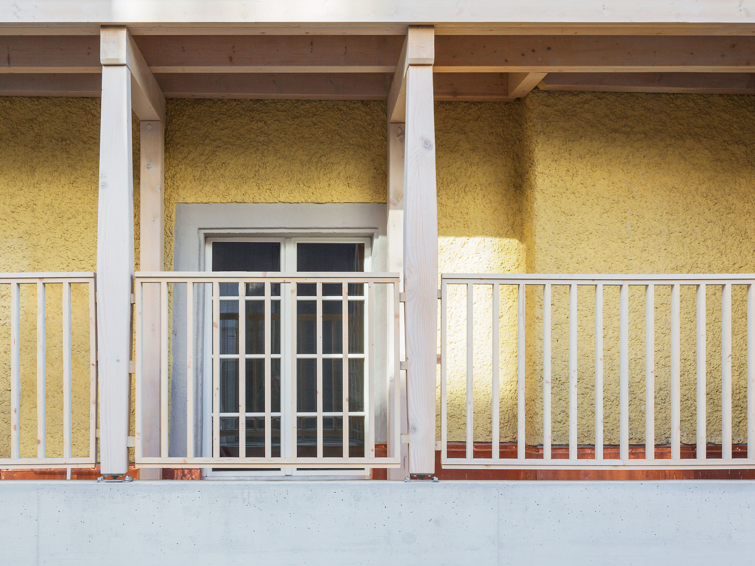 Nahaufnahme Veranda