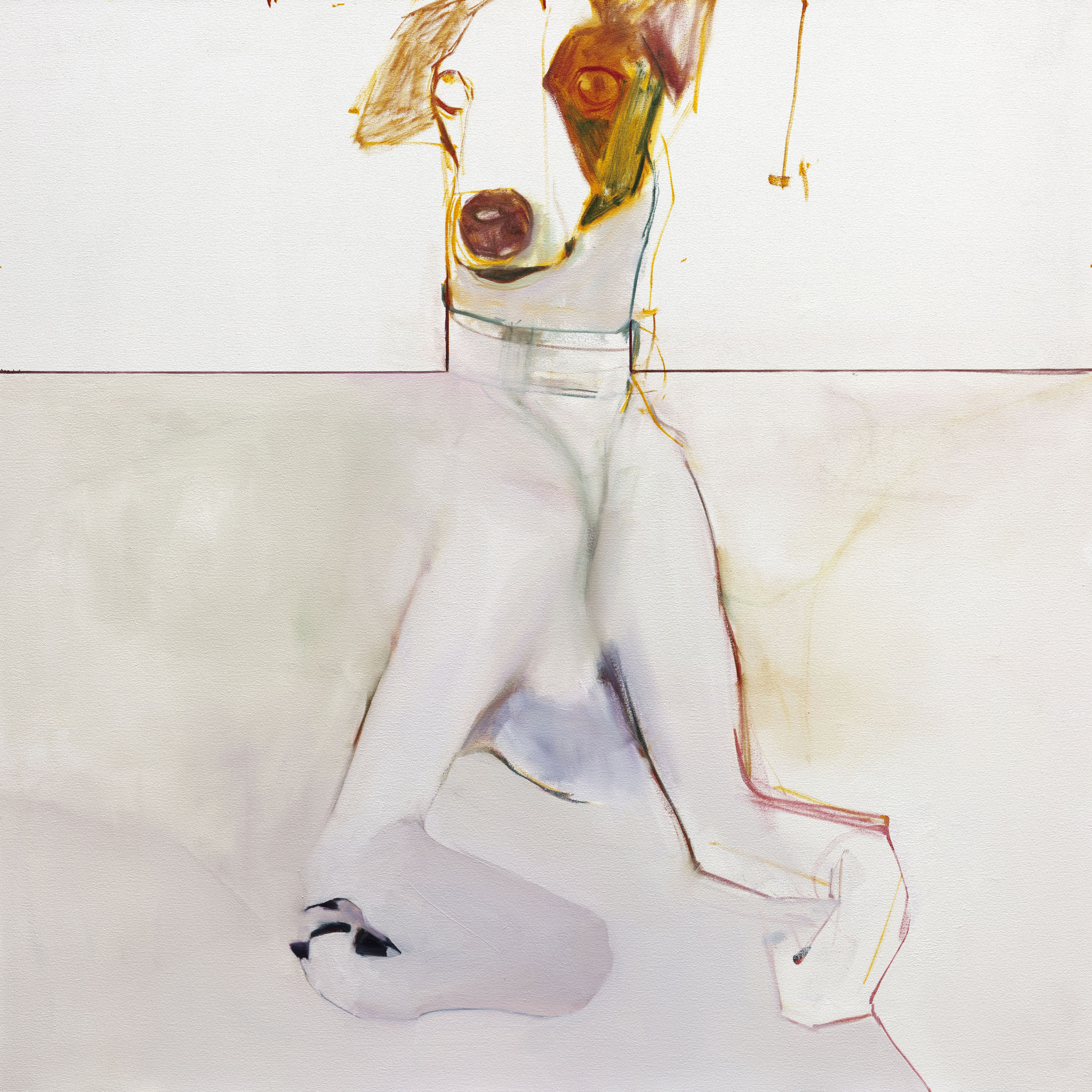 Tofu 36x36 oil on canvas 2010