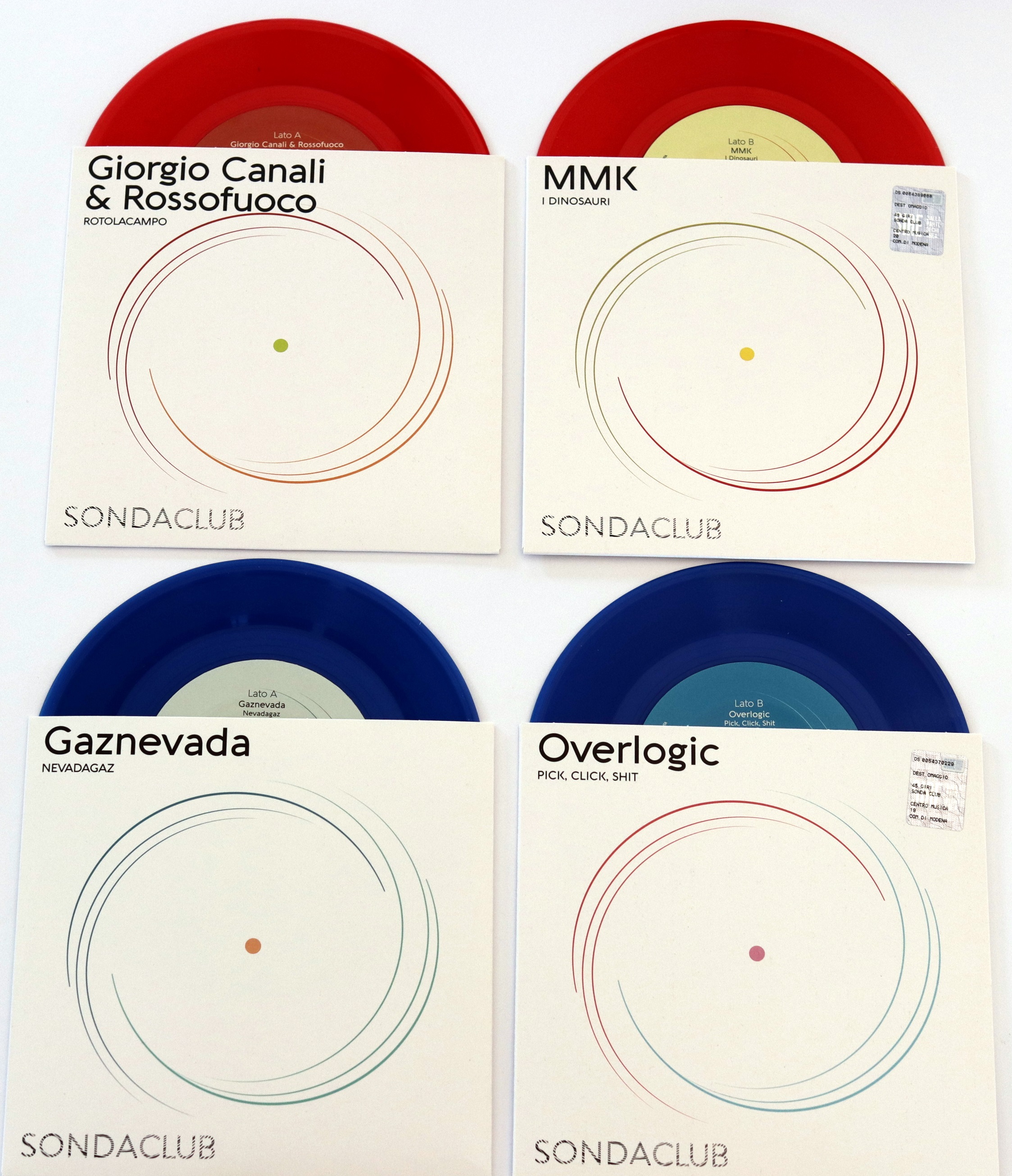 2022 | Gaznevada-Nevadagaz , Overlogic-Pick, click, shit , Giorgio Canali & Rossofuoco-Rotolacampo , Mmk-I dinosauri” (M)