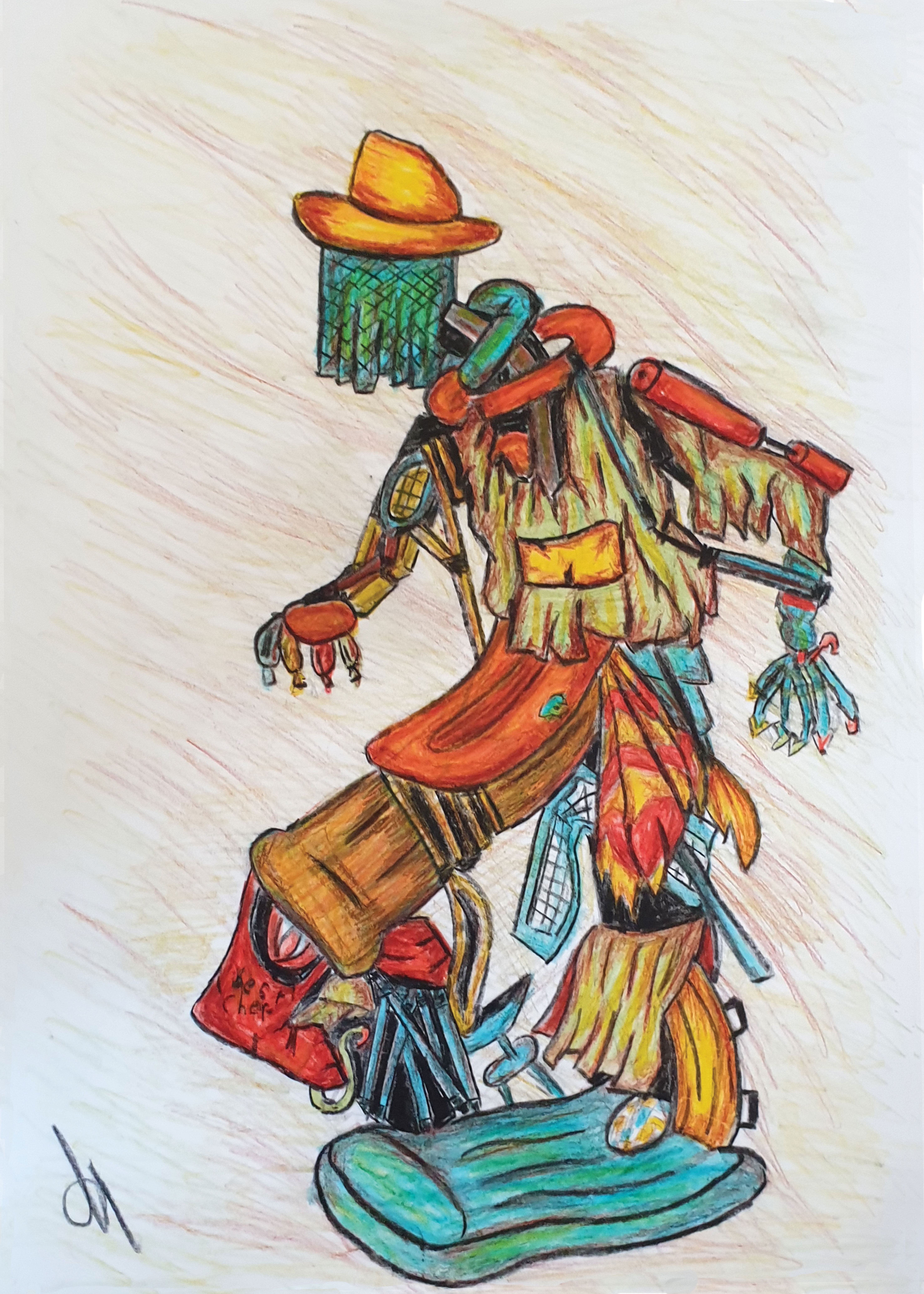 Trash Monster illustration