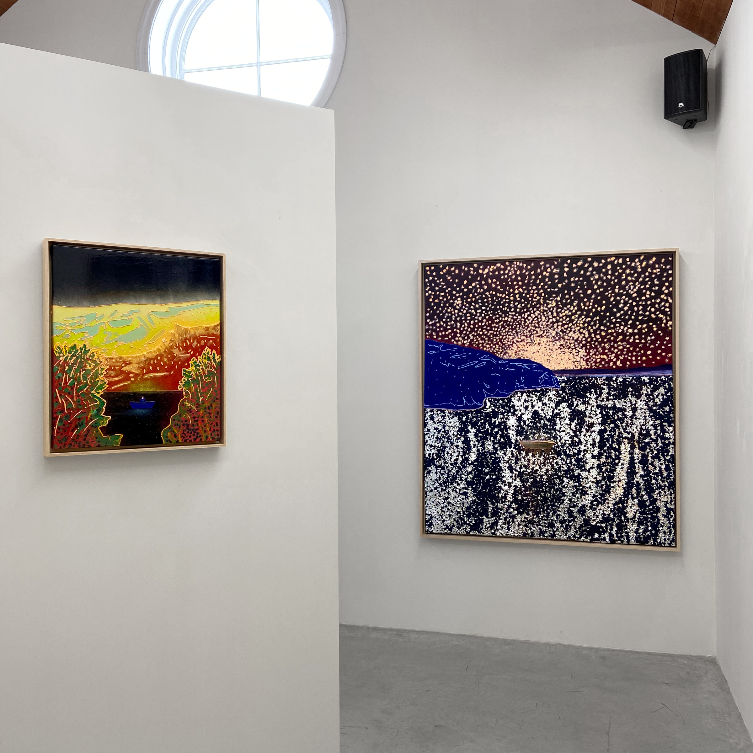 Josiane Lanthier, Vue d'expo, 2023. © Champagne et Paradis.