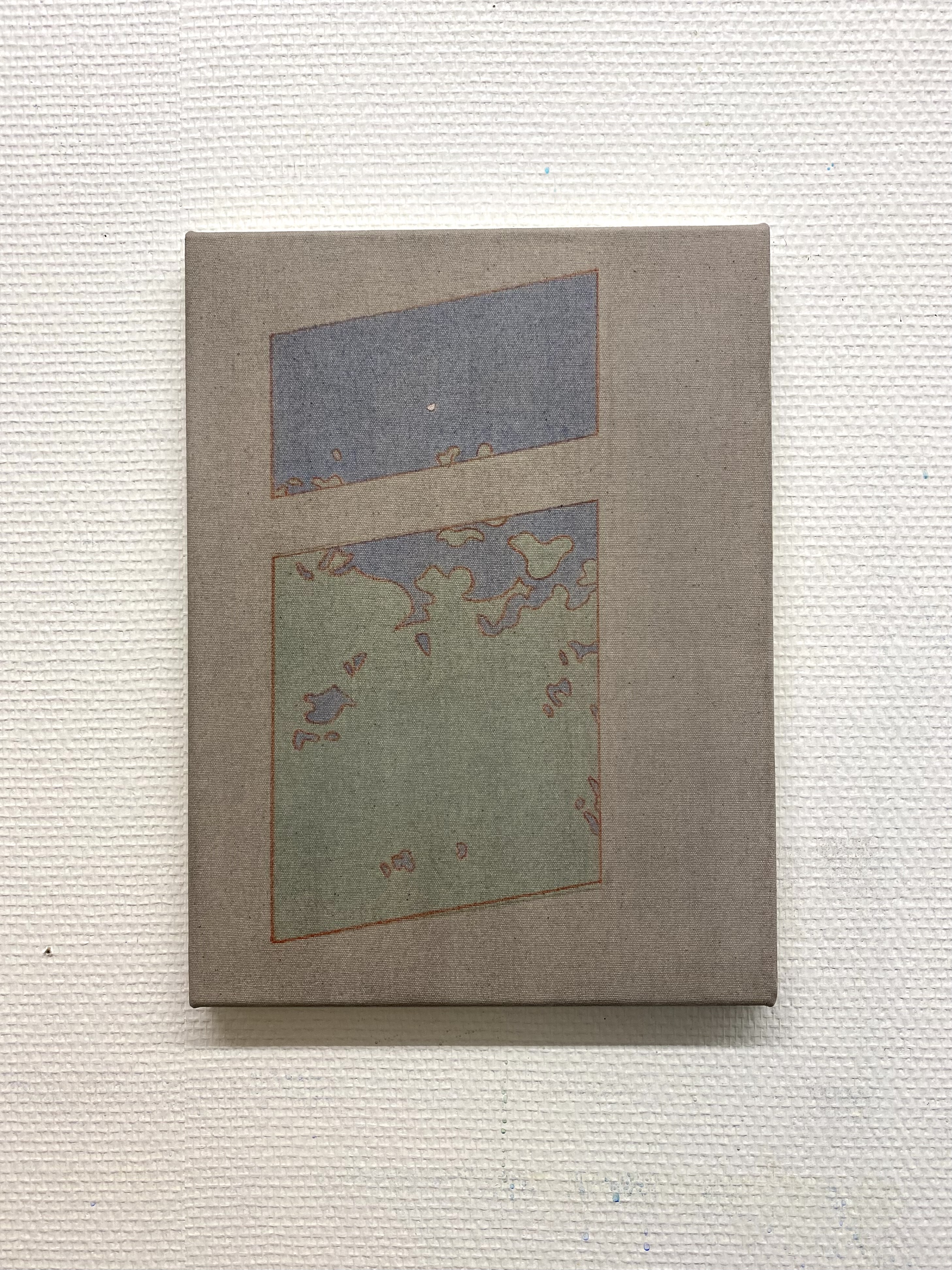 Drowsy, 2024, Acrylic, gouache, and pencil on canvas, 40 x 30cm