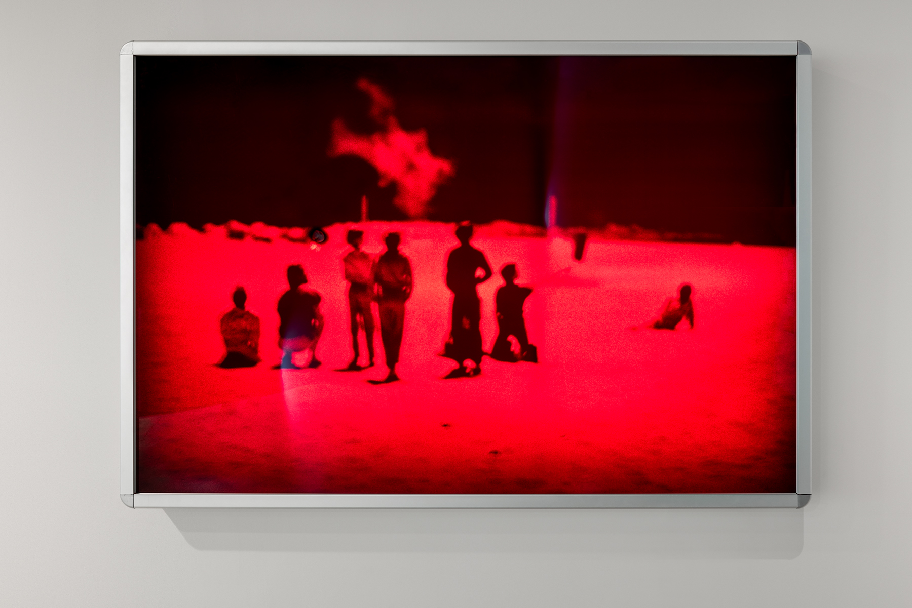 Robert Blake, "Legend - Red nocturne," 1992. Duratrans in lightbox, 38 1/2 x 56 1/2 inches. Photo by Rafael Gamo.