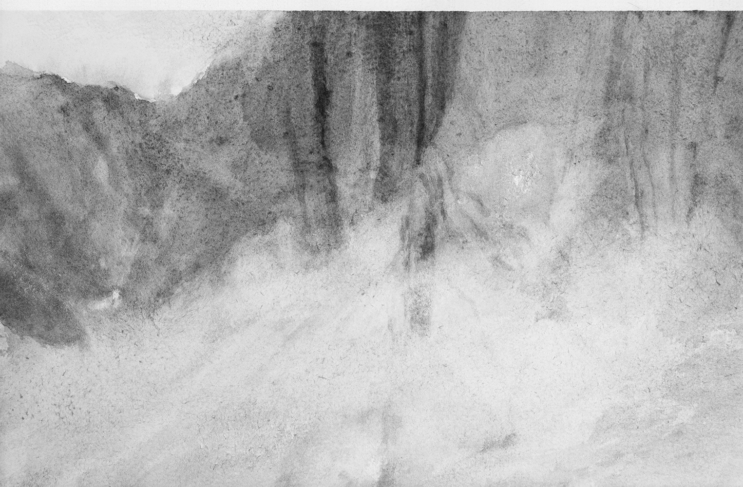 Paroi, brumegouache on paper19 x 28 cm, 2018