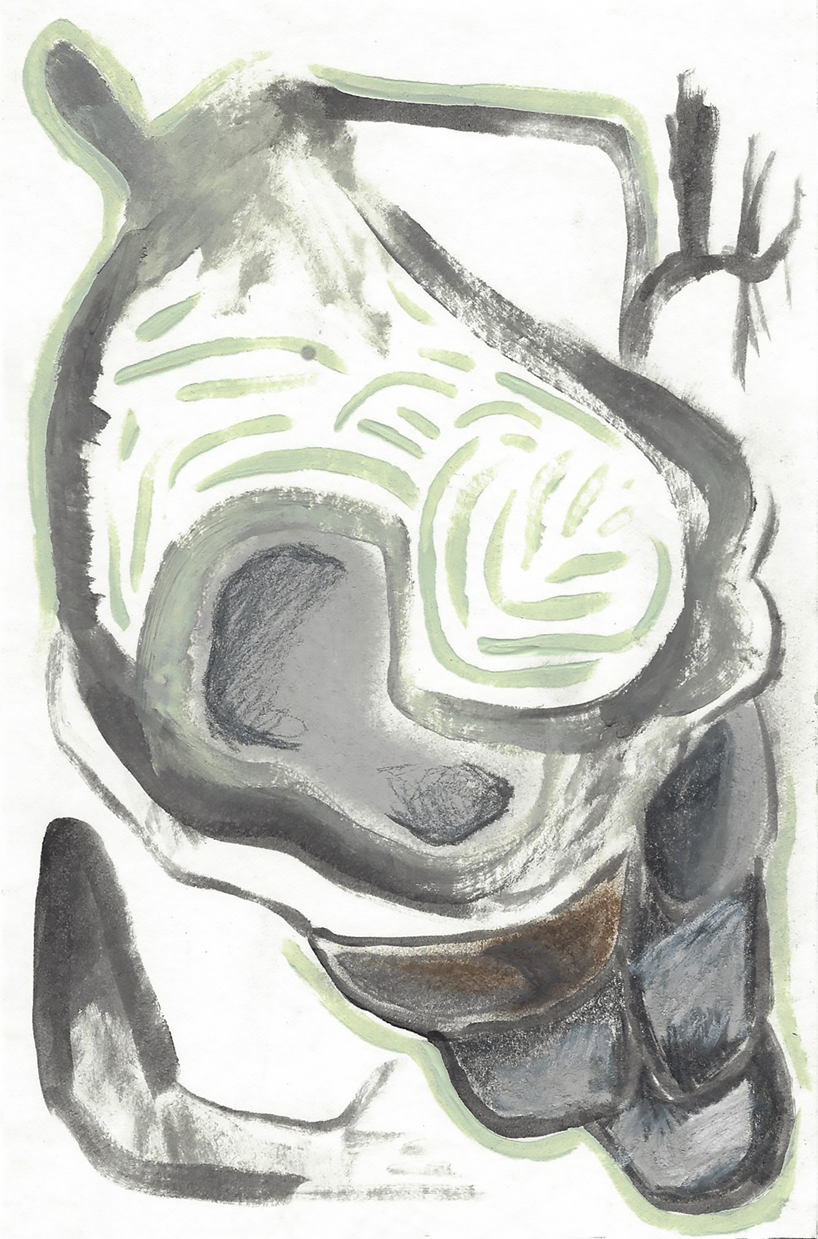 golem, 5.5 x 8.5 in.