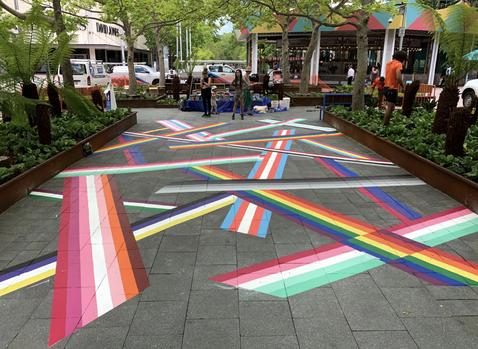 'LGBQTI Flags' City Renewal Authority, Canberra