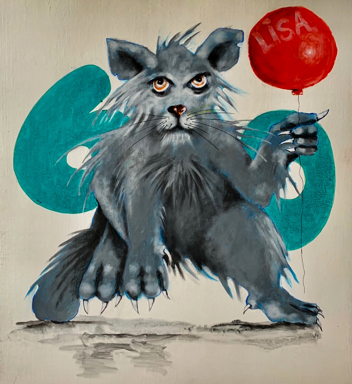  Acrylic on panel – 24” x 22” 