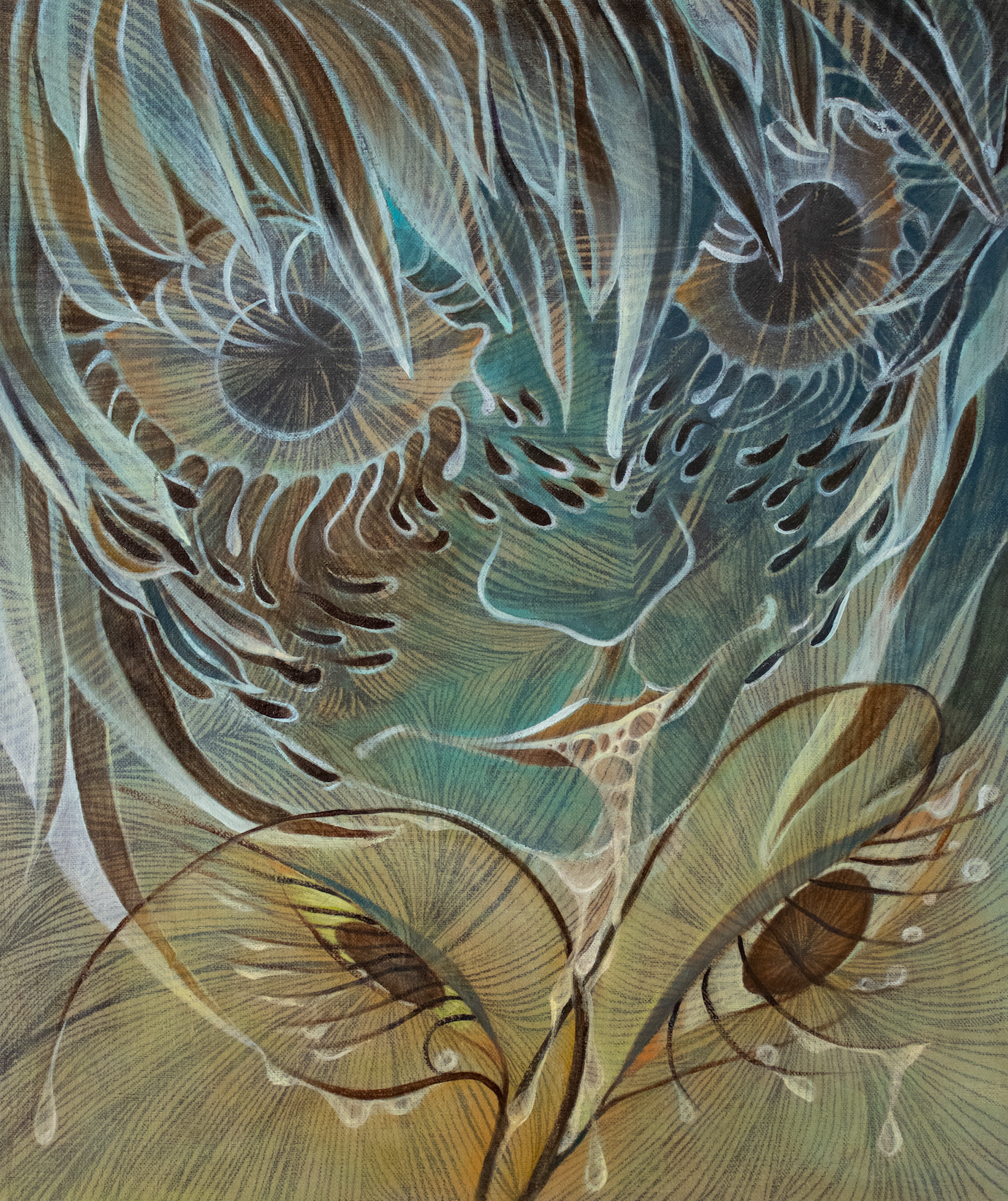 Sparrow’s Spit, oil and graphite on linen over panel, 20” x 24”