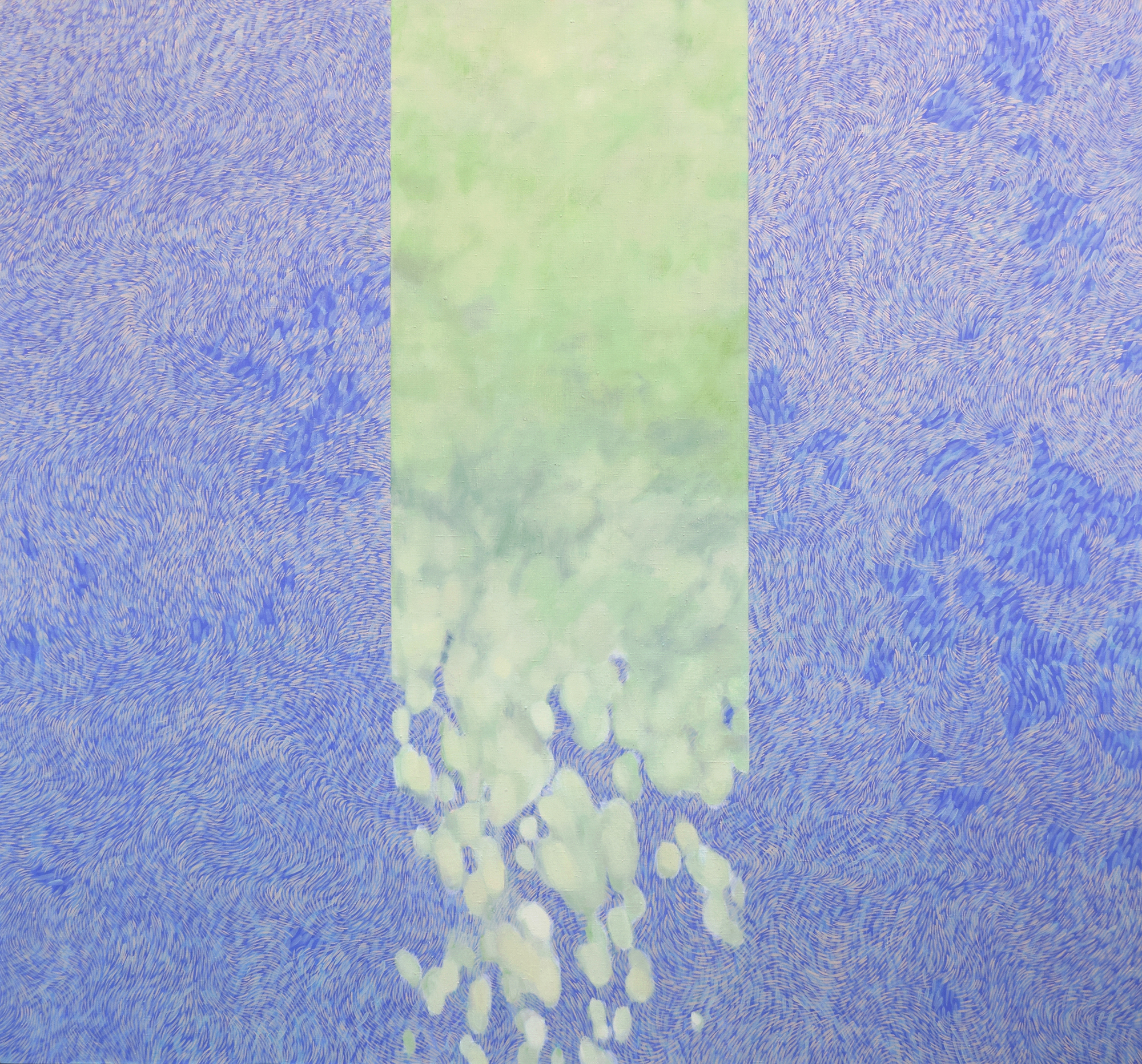 "Door" / "Uks"152 x 163 cm, oil and acrylic on canvas, 2015