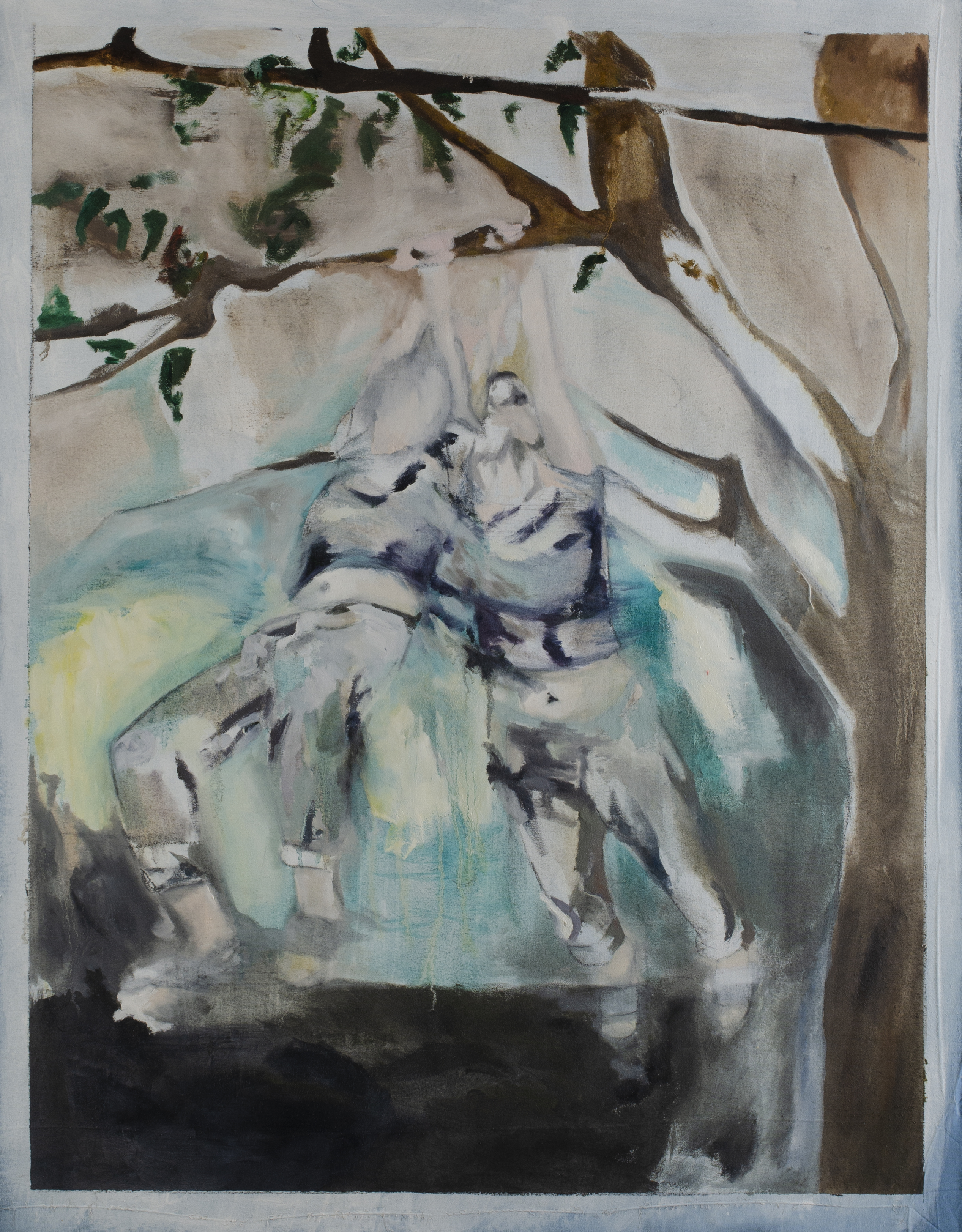 Untitled, Oil on canvas, 160 x 100, 2020