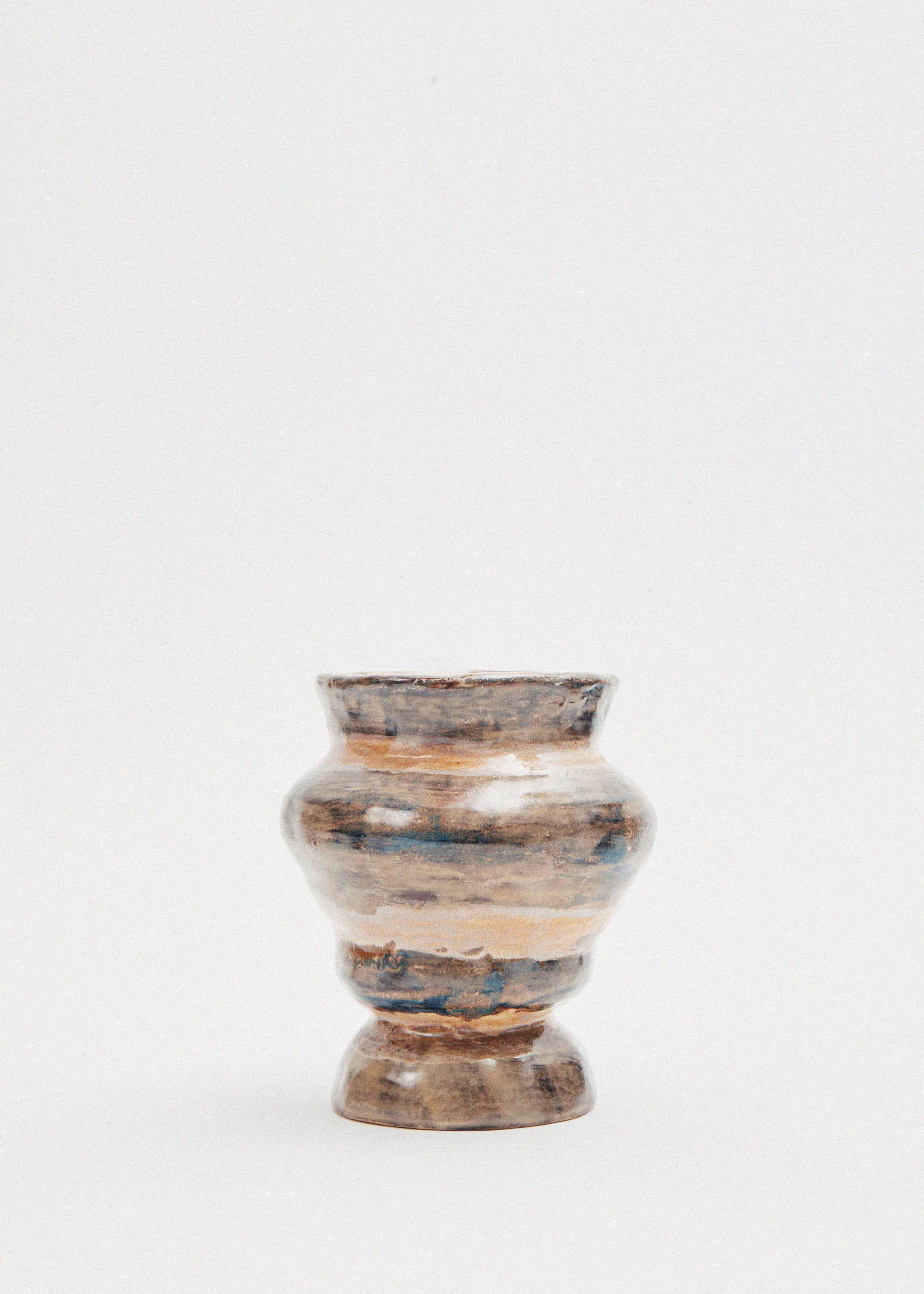 VASE "C" - GLAZED EARTHSTONE CLAY | 1000 GBP