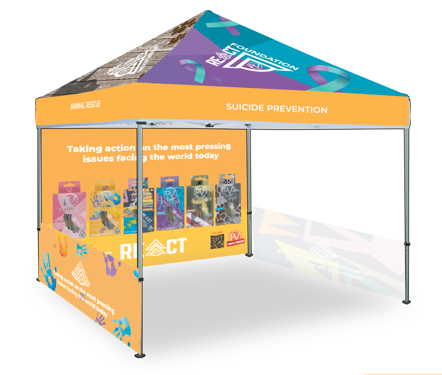 React Foundation Event Tent