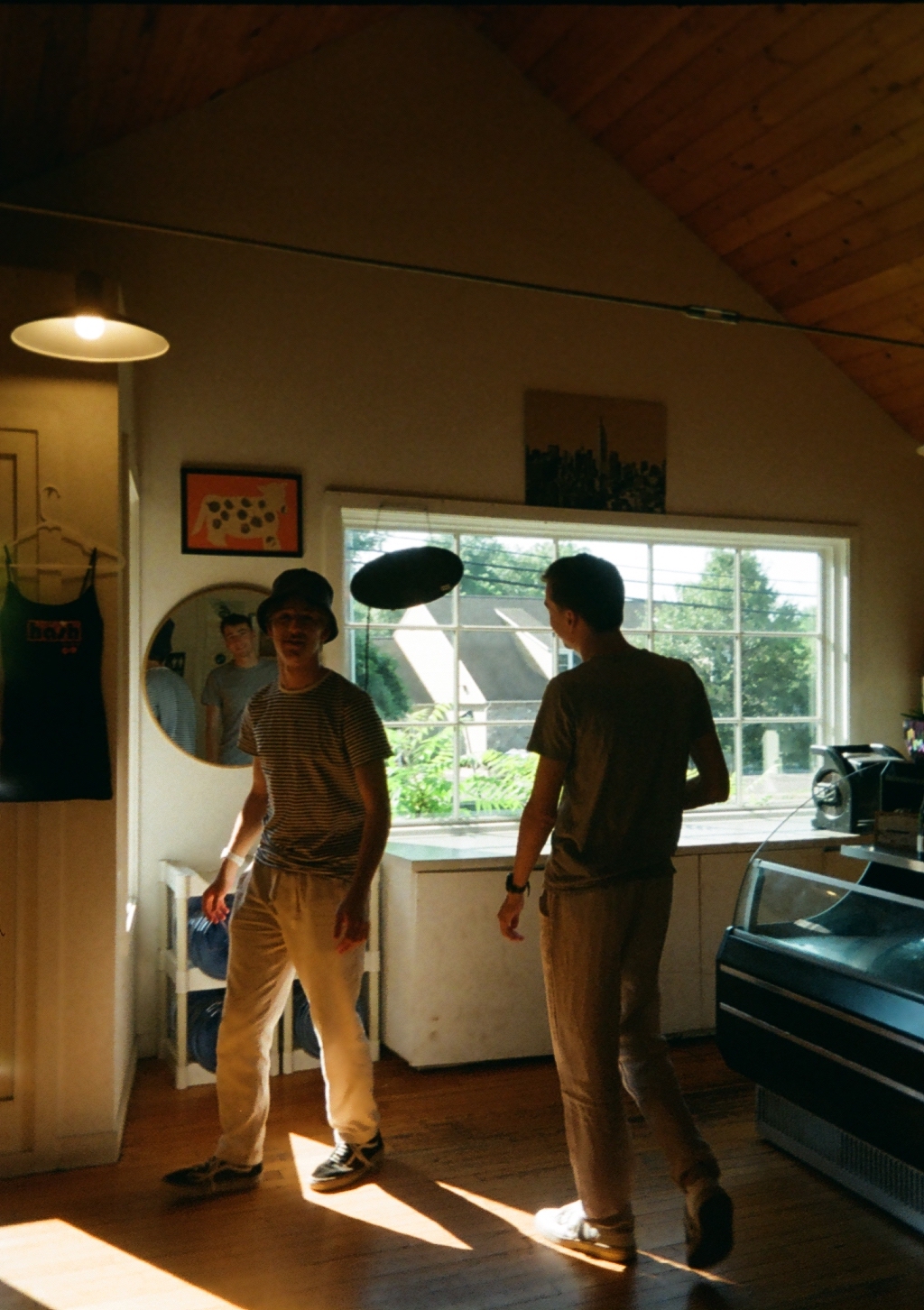 Isaac and Sam in Stone Ridge