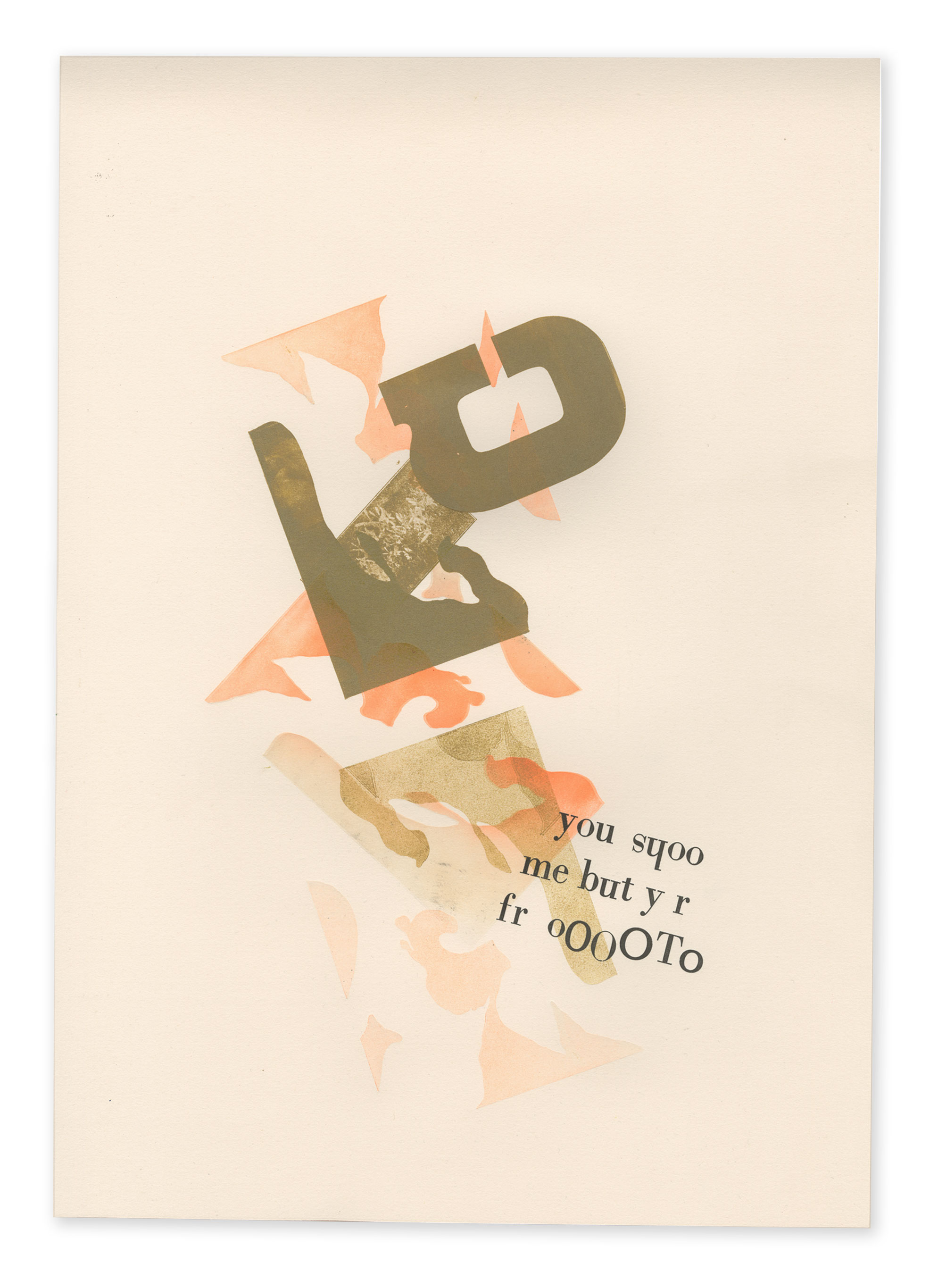 shoo, 13x19 in, 2010