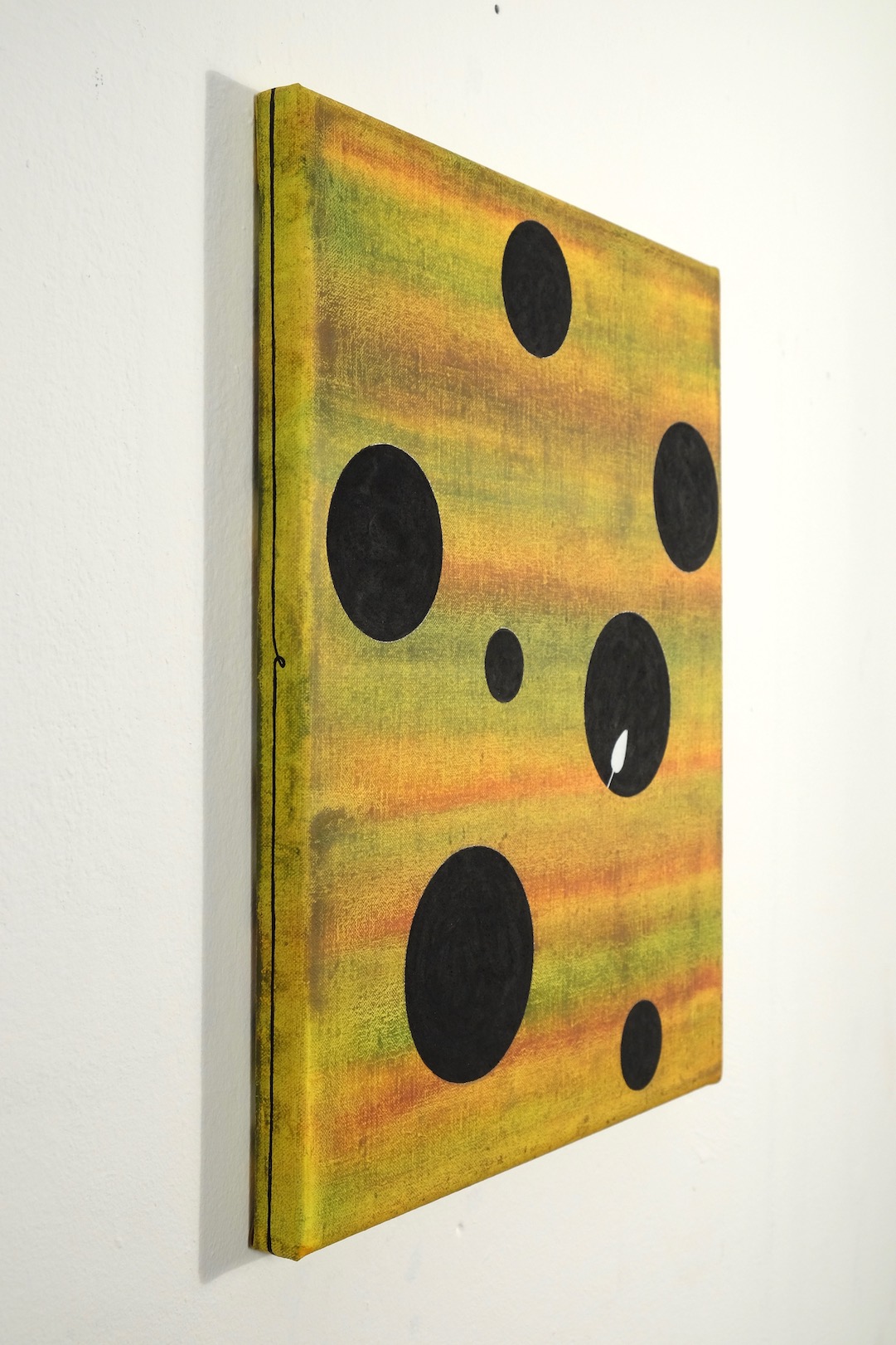 Untitled 2017, acrylic on canvas, 36 x 30 cm