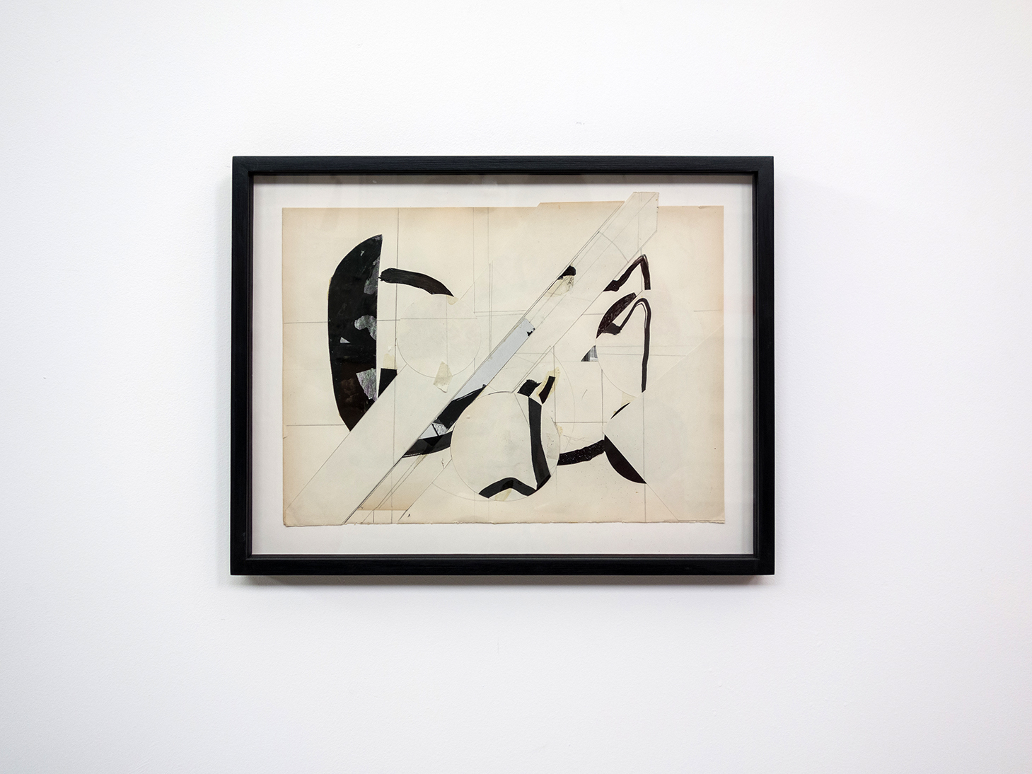 Natural satellite, 2006, collage, pencil paper, gouache, B&W photograph, 30×25 cm