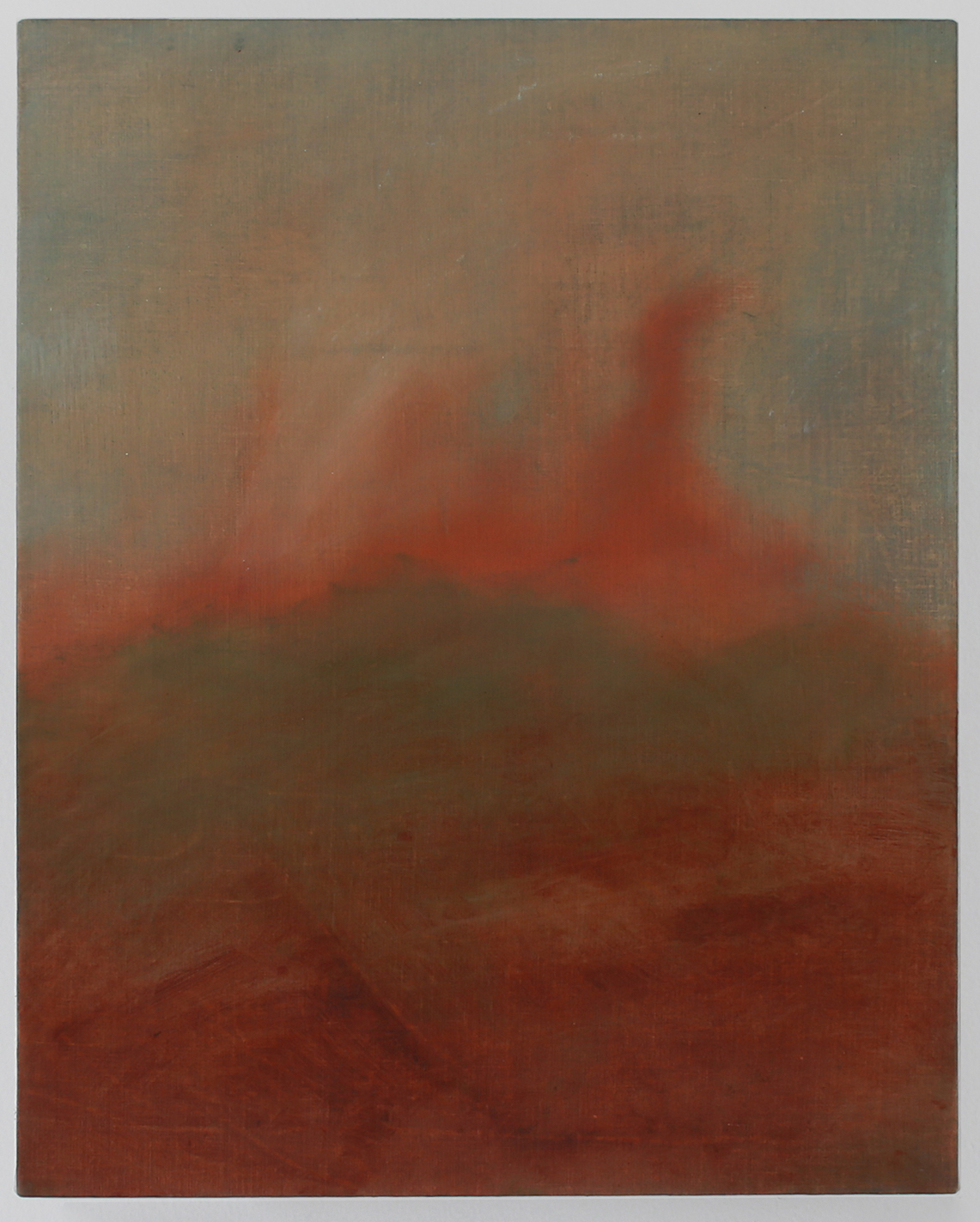 Untitled Fire, Oil on Linen, 20 x 16 in