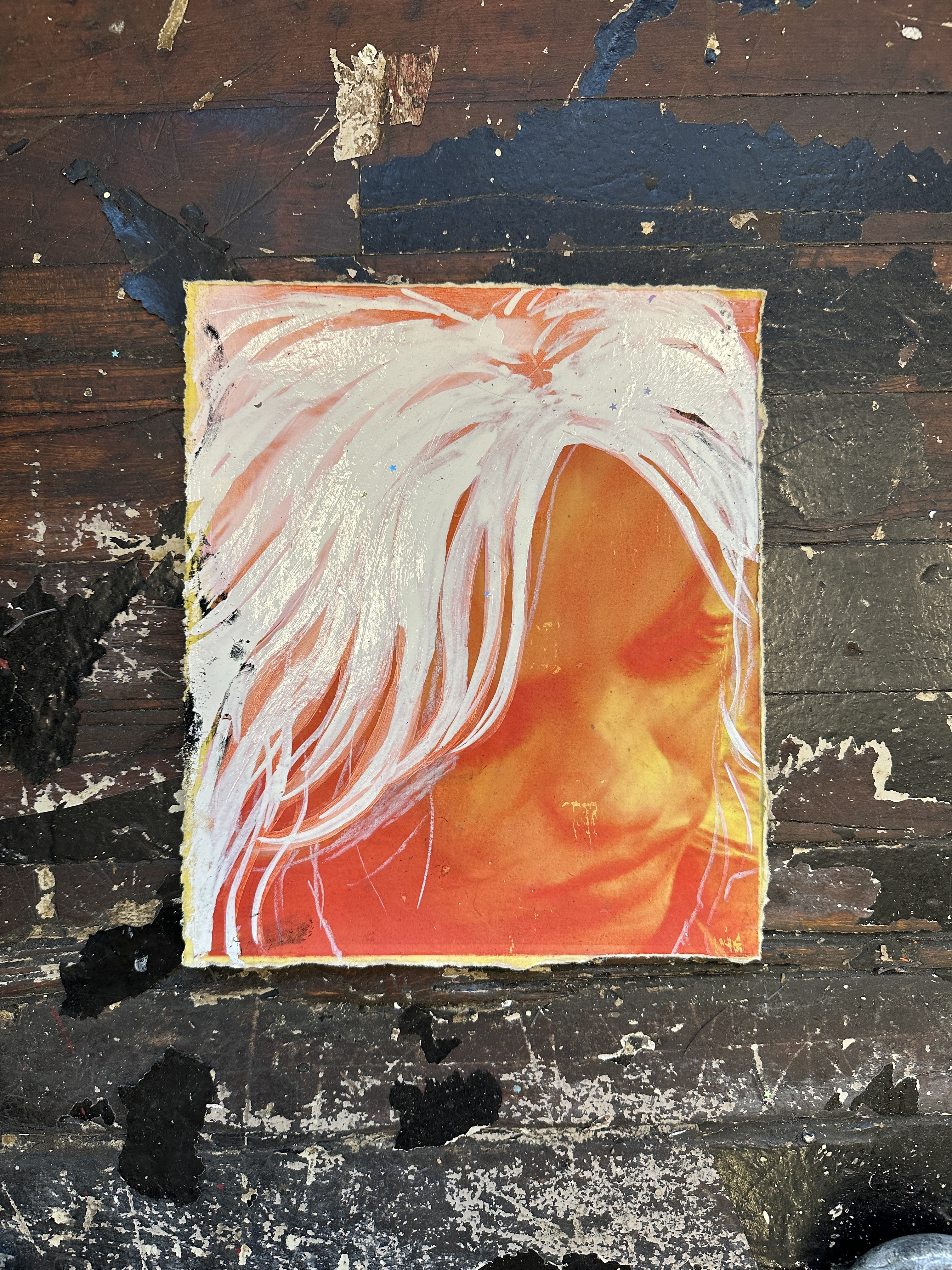 pam study 3 on BFK paper ~8 x 10.5 inches