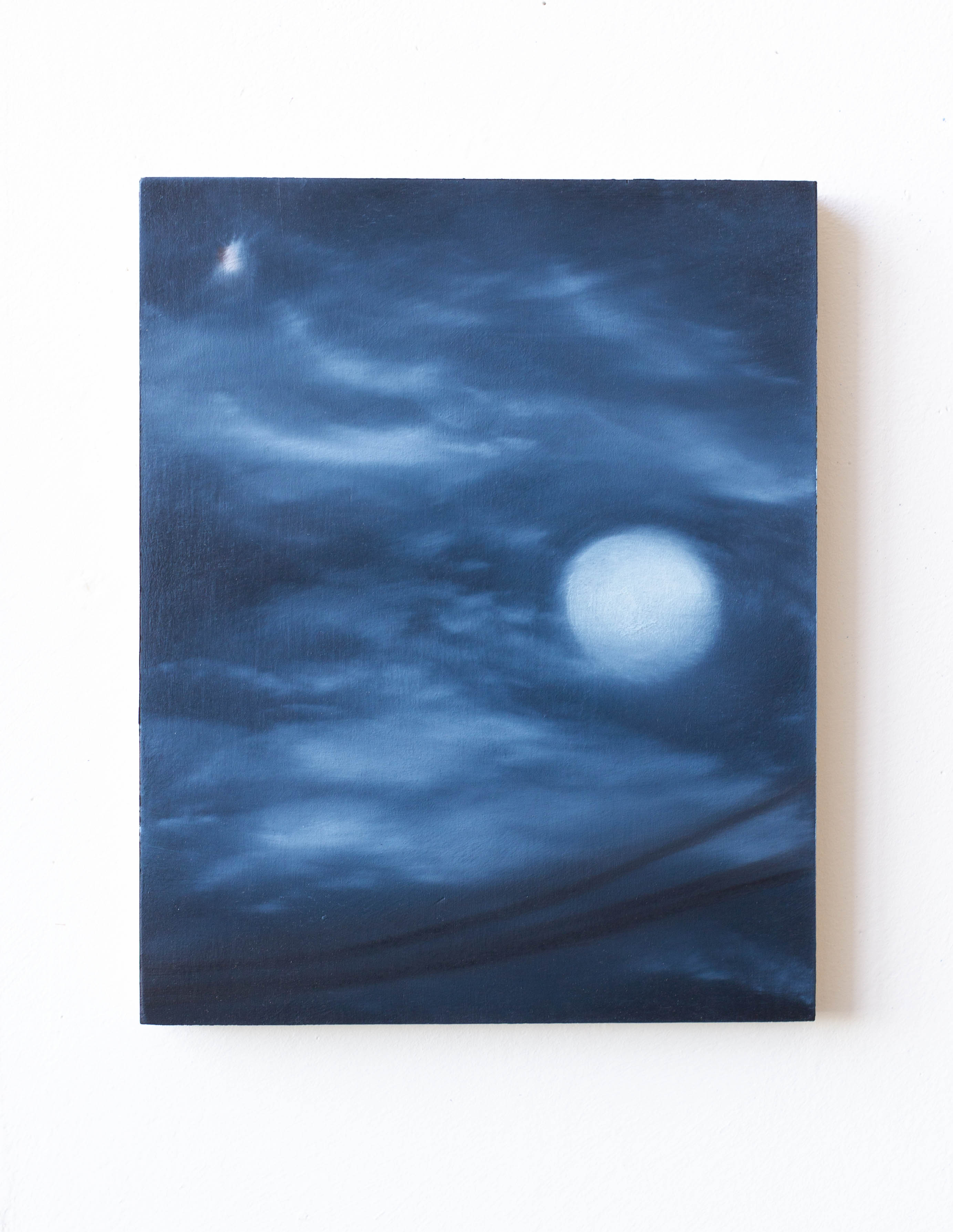 Hah, I'll Be There With a Love That Will Shelter You. I'll Be There With a Love That Will See You Through, 2022, 10"x8". Oil on panel