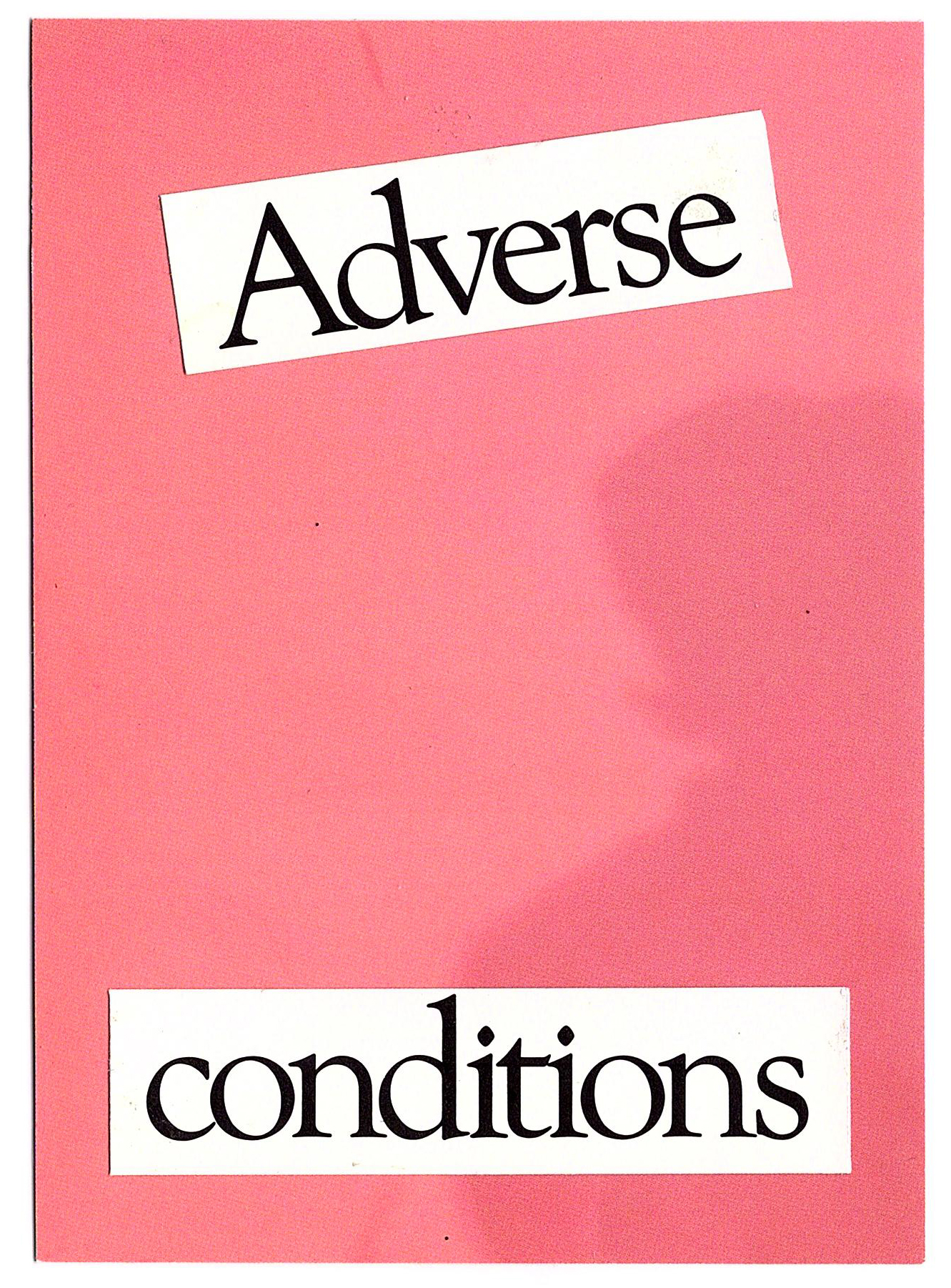 Adverse Conditions, 2022, photomontage, 10 x 15 cm