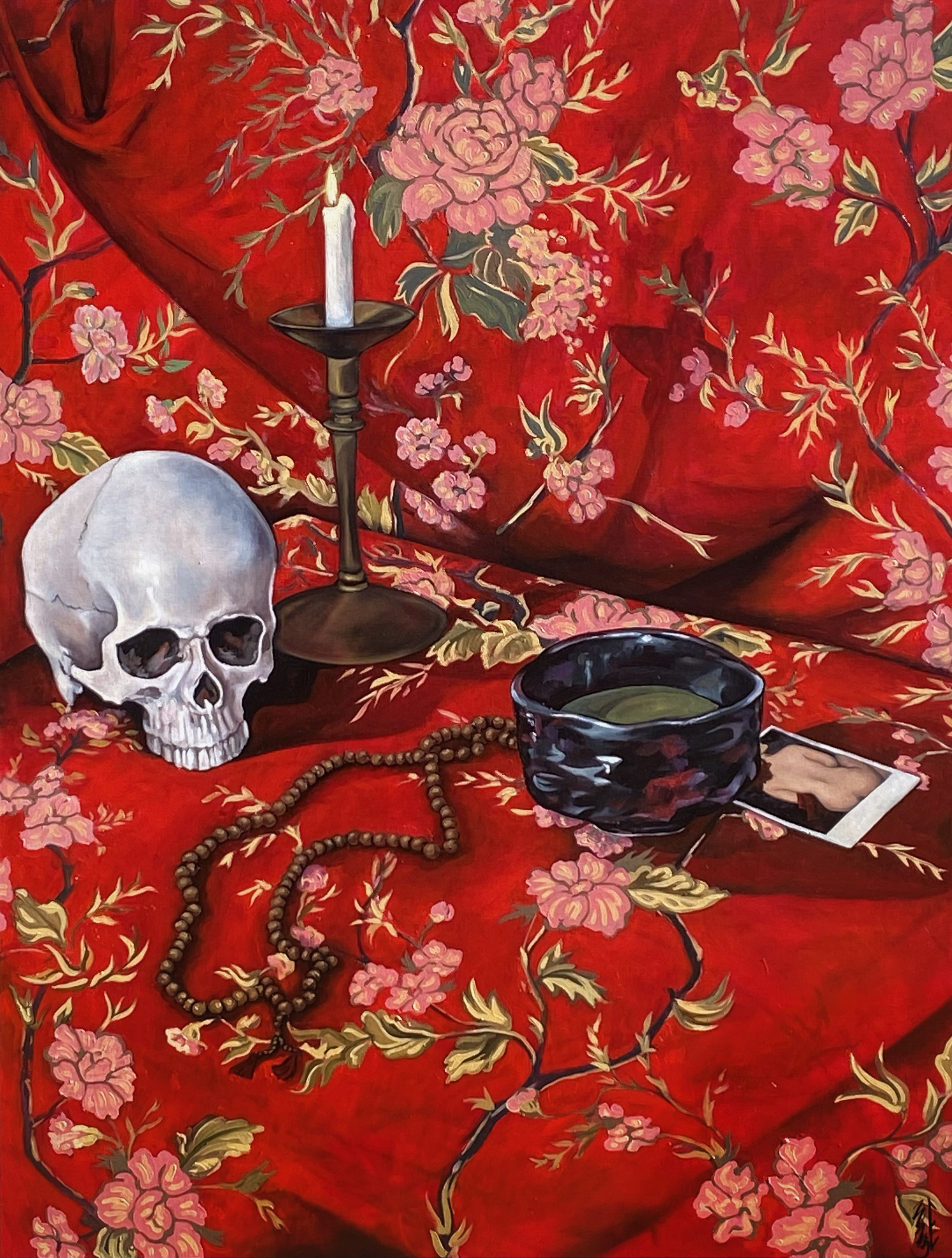 5 Meditations (2023), oil paint on canvas, 106x81cm