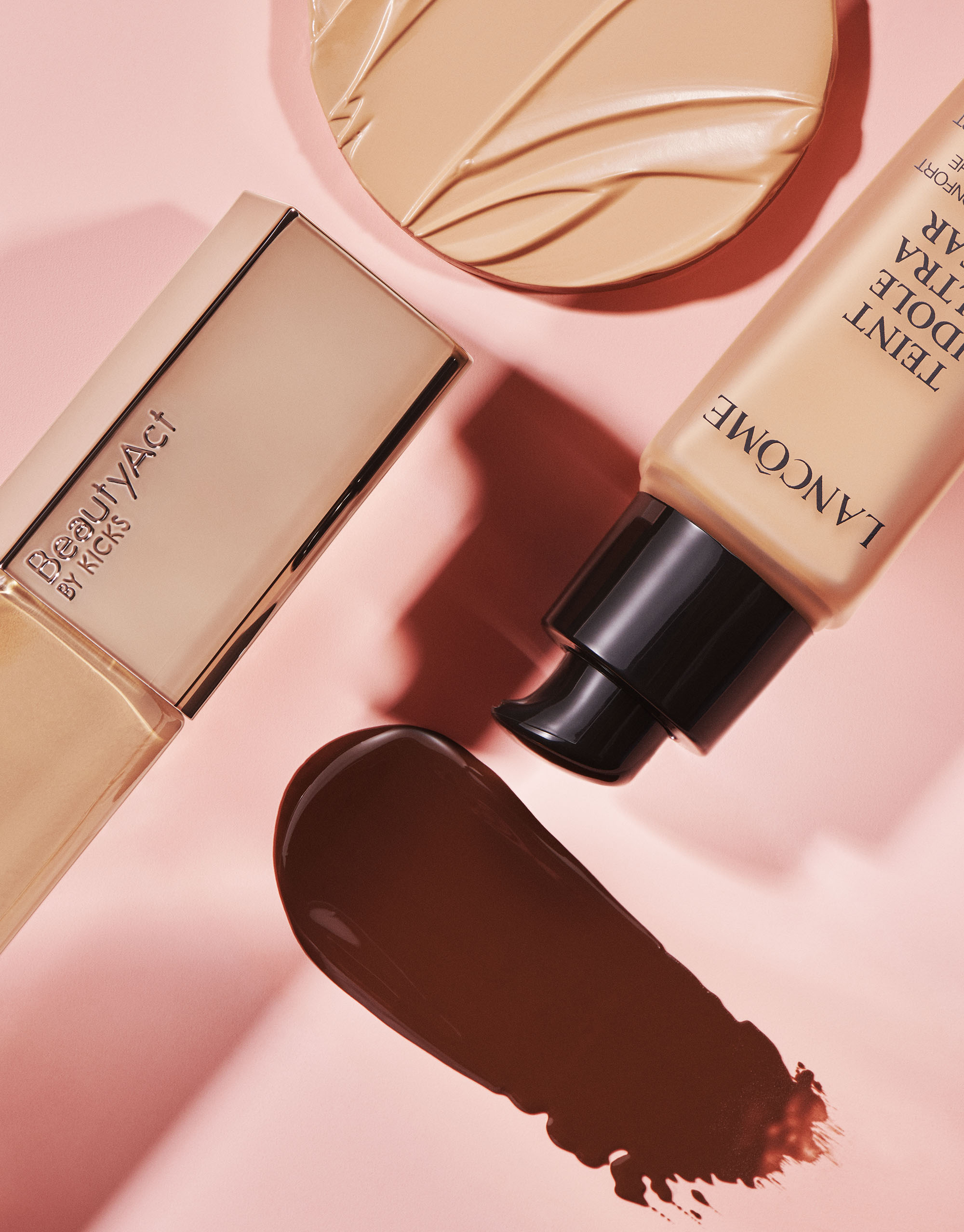 KMA Photographer Martin Vallin captures a close up shot of beauty products and textures for KICKS