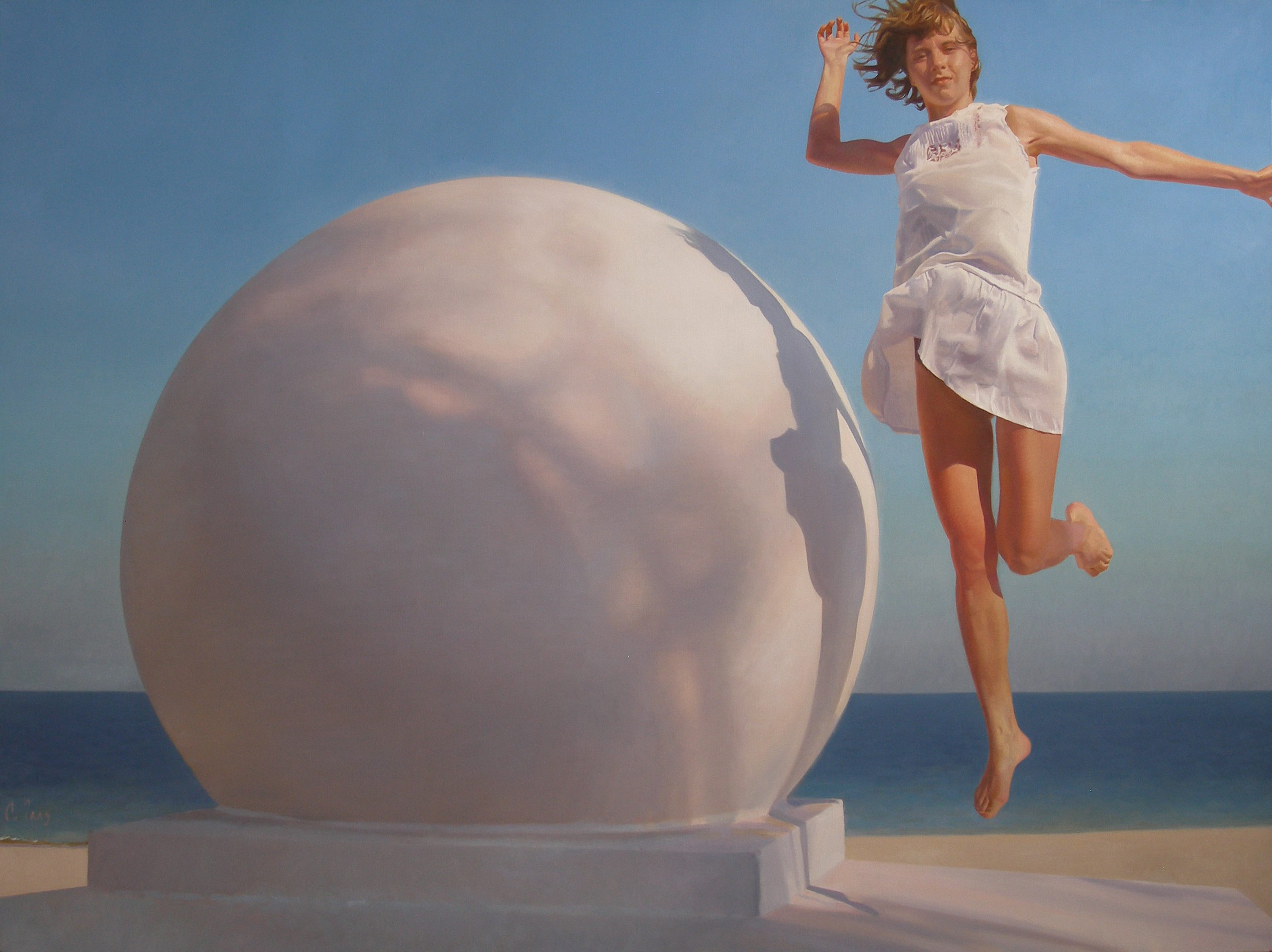  "Langeron" from the series "Ideal World?",150 x 200 cm, oil on canvas