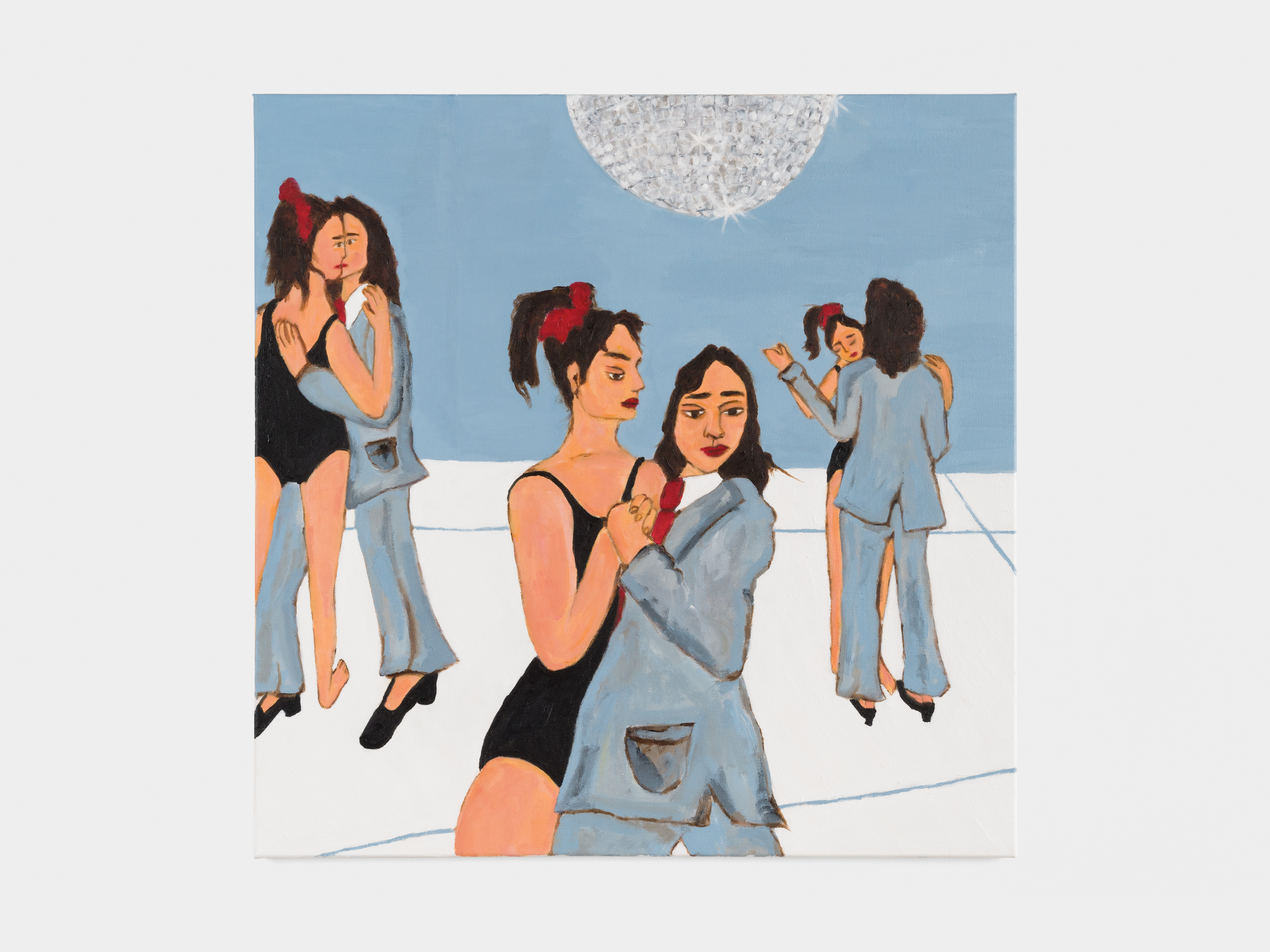 Through The Panic -  Acrylic on canvas - 70cm by 70cm - Sold